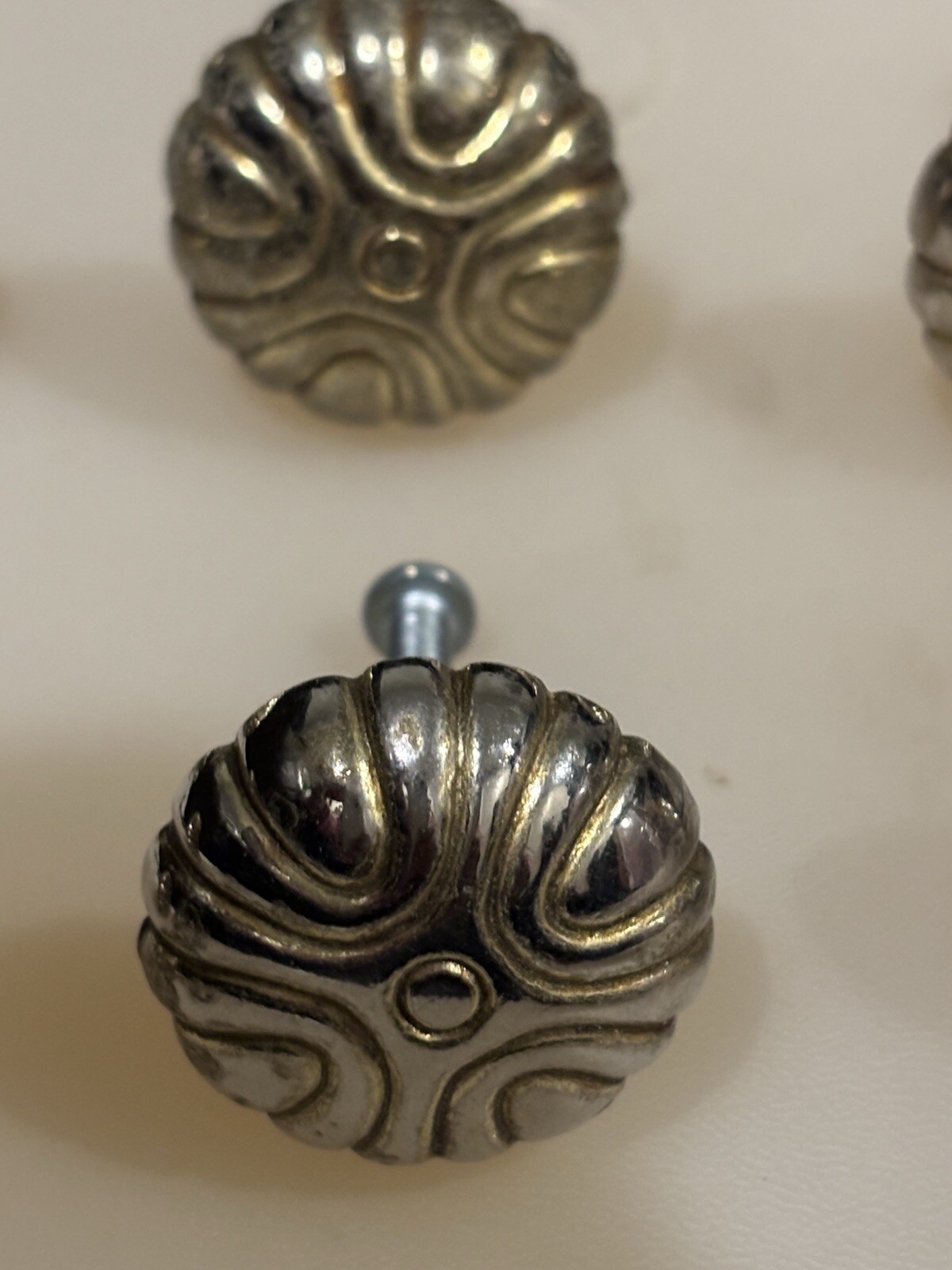 30 Antique Ornate Decorative Antique Brass Drawer Pulls- Art Deco vintage home