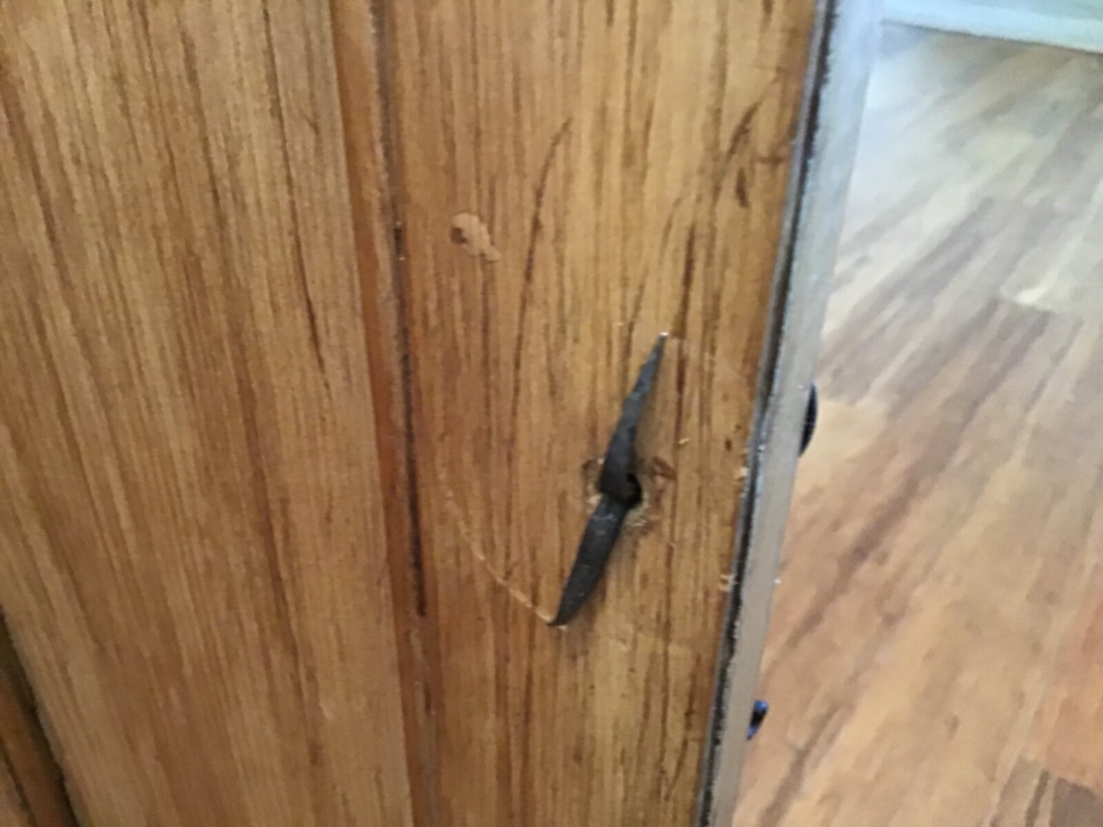 Primitive Forged Metal Drawer Pulls Iron or Steel? Wire Mount