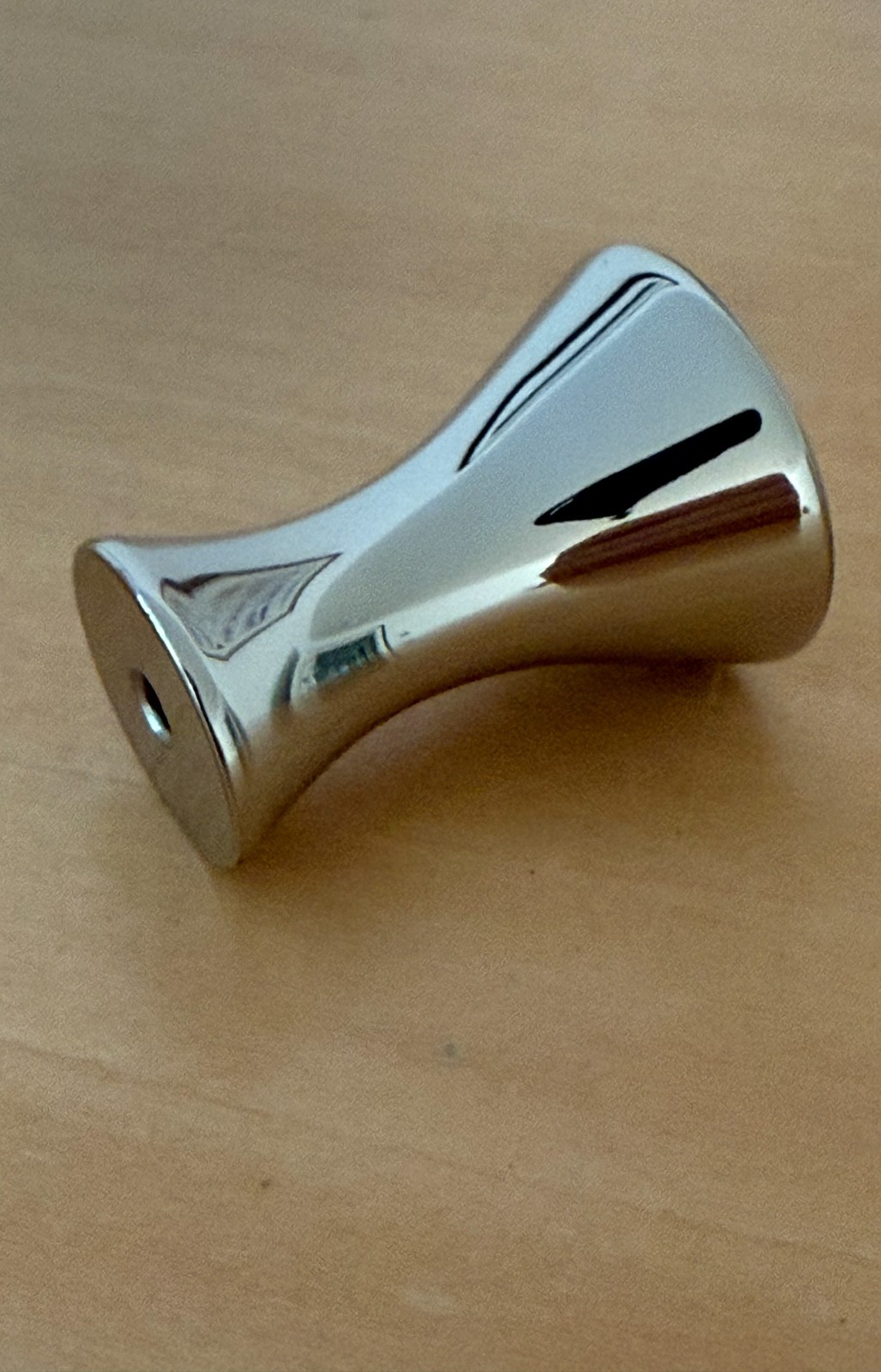 Beautifully crafted Nickel plated replica McCobb mid-century modern drawer pull