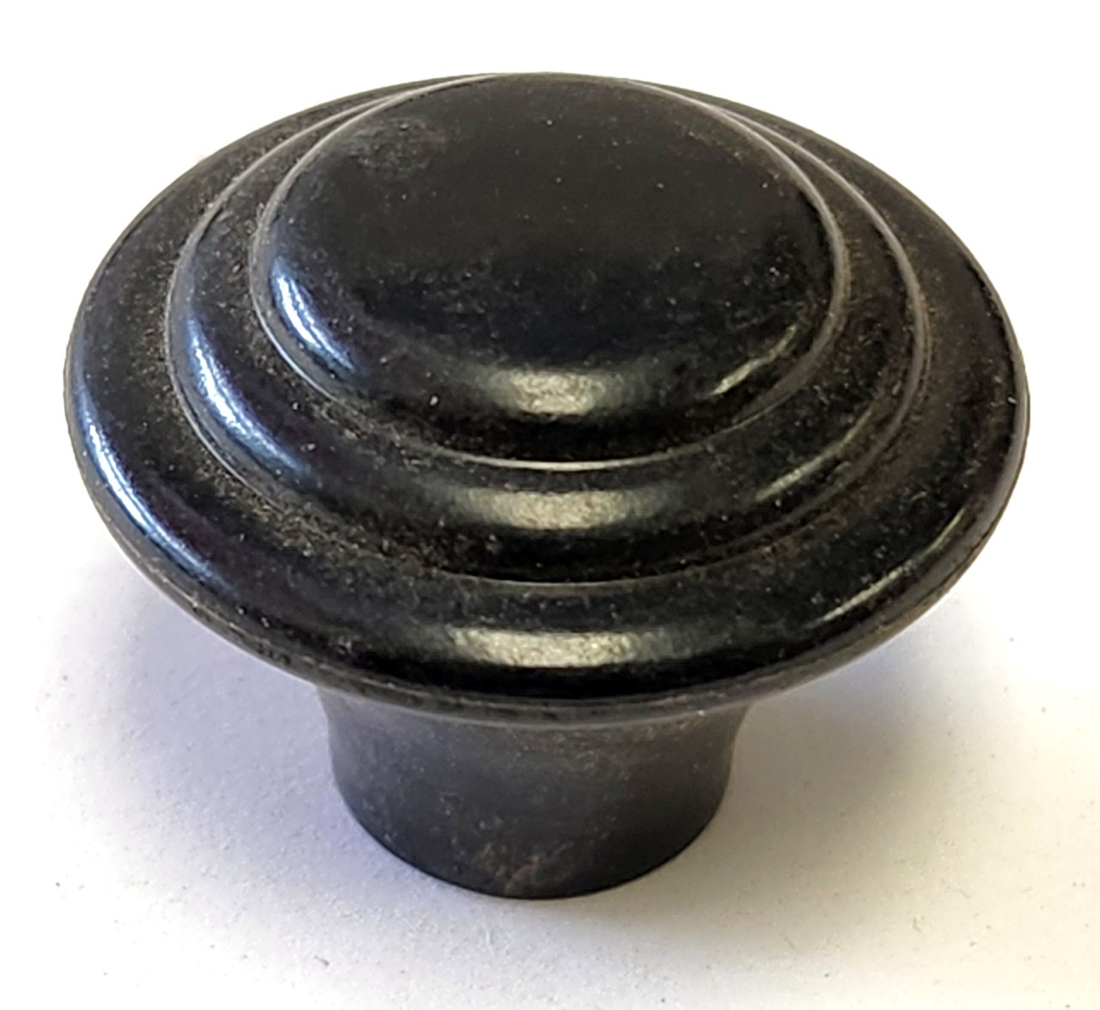 LOT OF ANTIQUE BLACK BAKELITE DRAWER KNOBS – VARIOUS TYPES (40 PC TOTAL)