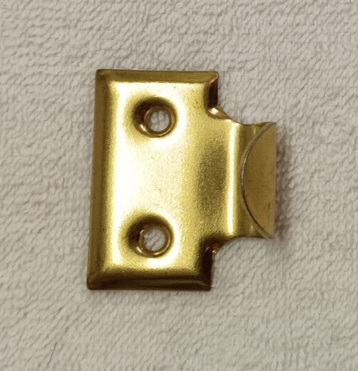 BRASS ICE BOX,BIN, DOOR OR DRAWER CURVED FINGER PULL/LIFT, NEW OLD STOCK,UNUSED
