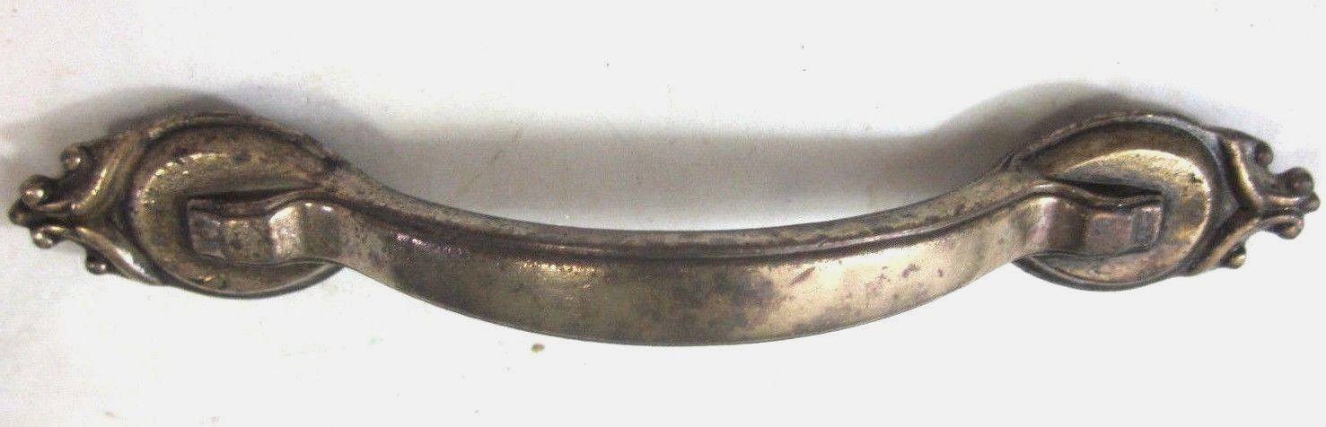 Amerock 735 Drawer Pull Handle Dark Aged Brass 3″ Centers Mid Century 1 Vtg MCM