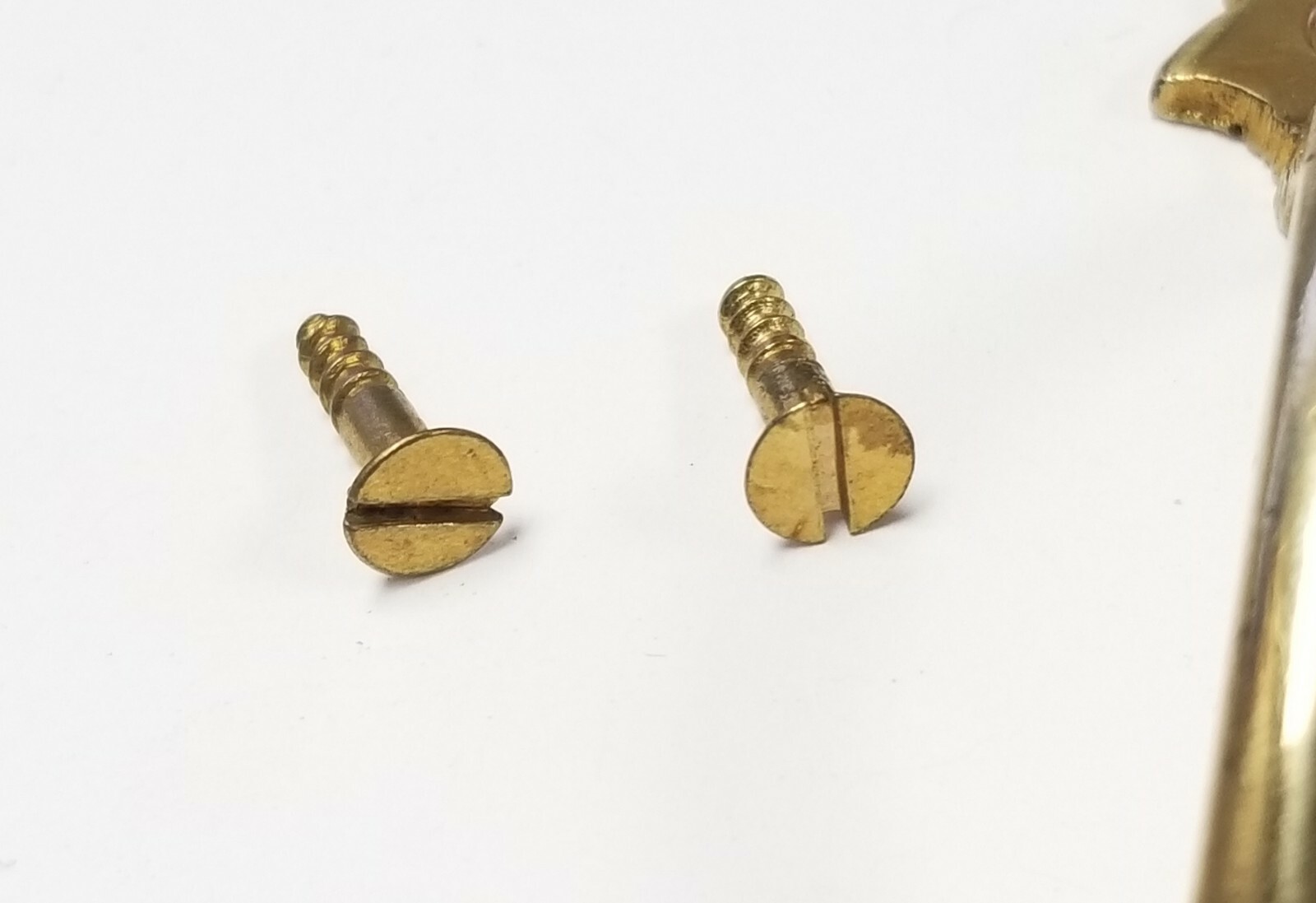 Vintage Solid Brass Drawer Cabinet Bar Pull SINGLE ONLY NOS 2 1/2″