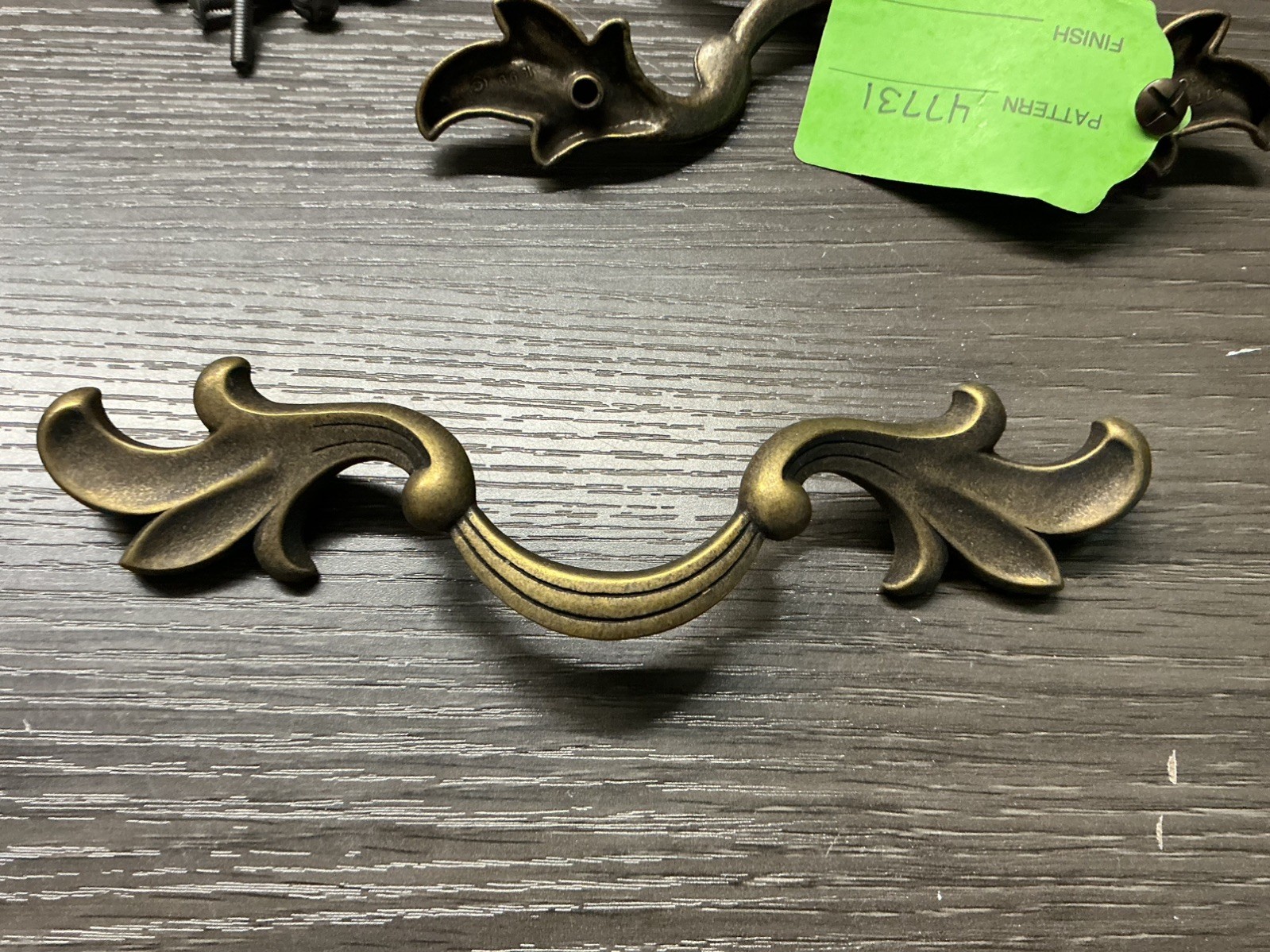 4 KEELER BRASS CO French Provential Cabinet Drawer Handle Pull 47731 Antique (70