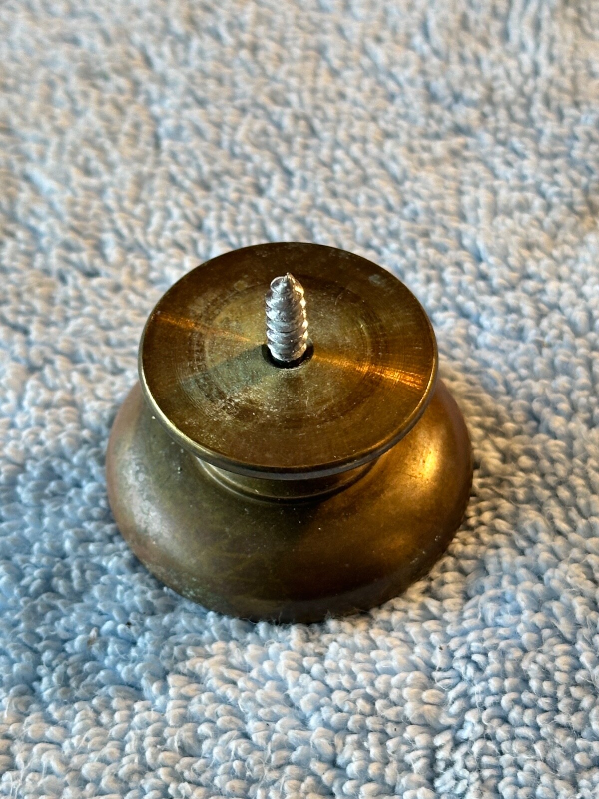 Heavy Duty Solid Brass 1 3/4″ Round Drawer Pull Knob Cabinet Hardware Vintage
