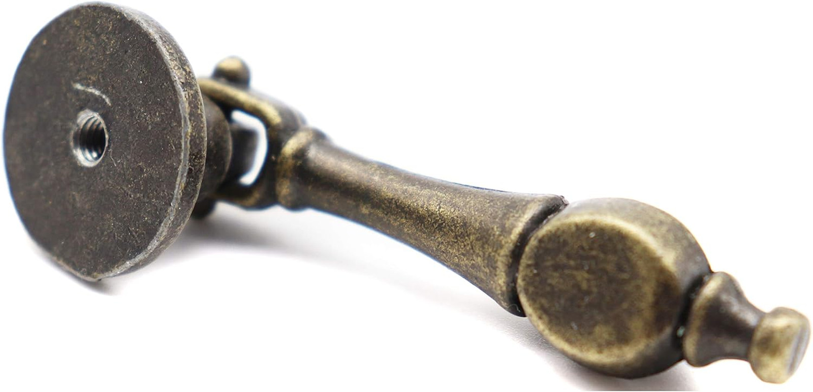 10-Pack Antique Vintage Tear Drop Pulls with Pendant for Dresser Drawer Cabniet