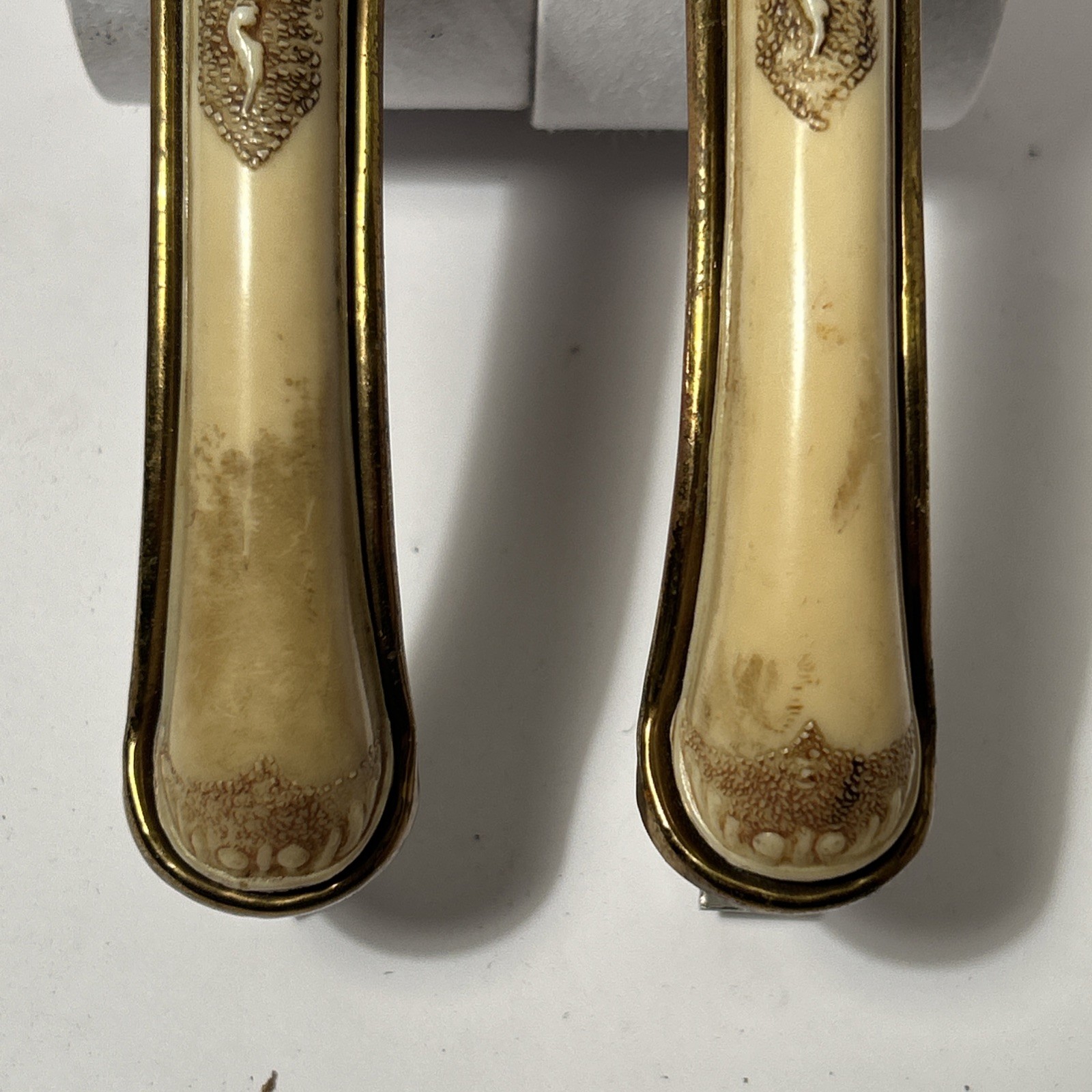 Antique Vintage Bakelite Door Cabinet Handles Pulls Set of 2