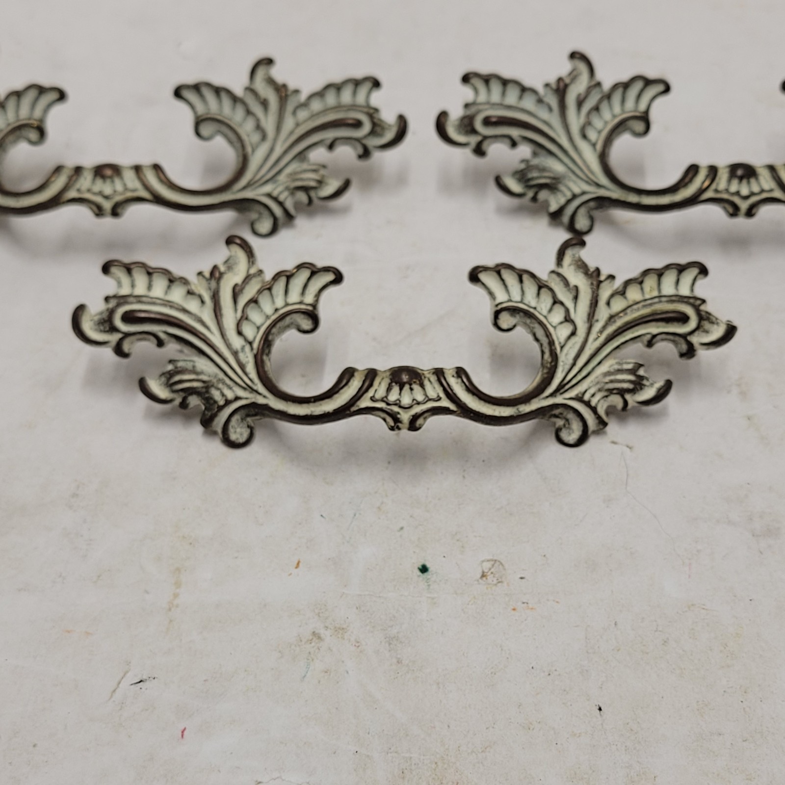 French Provinial Drawer Pull Lot Of 3