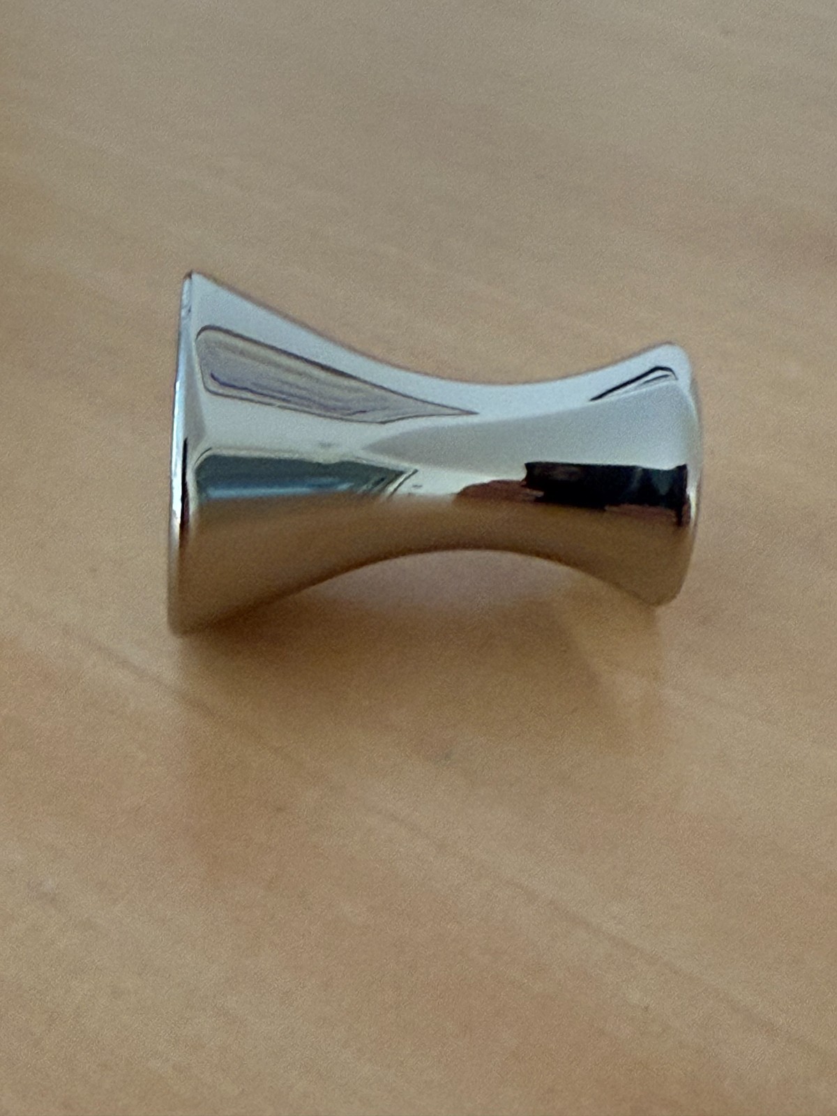 Beautifully crafted Nickel plated replica McCobb mid-century modern drawer pull