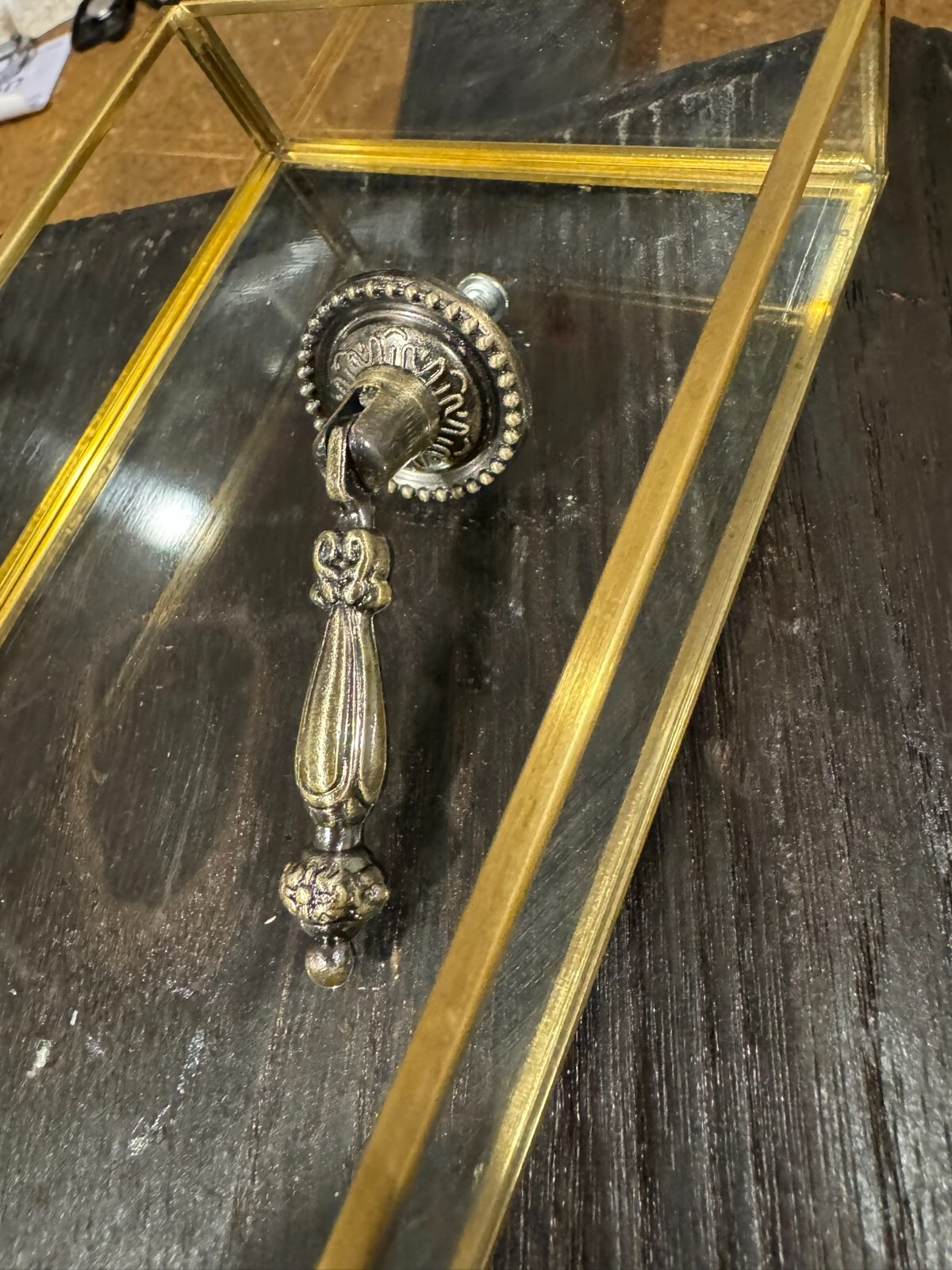 antique Brass Teardrop Pull Tear Drop Drawer Bronze Furniture Knob handle door