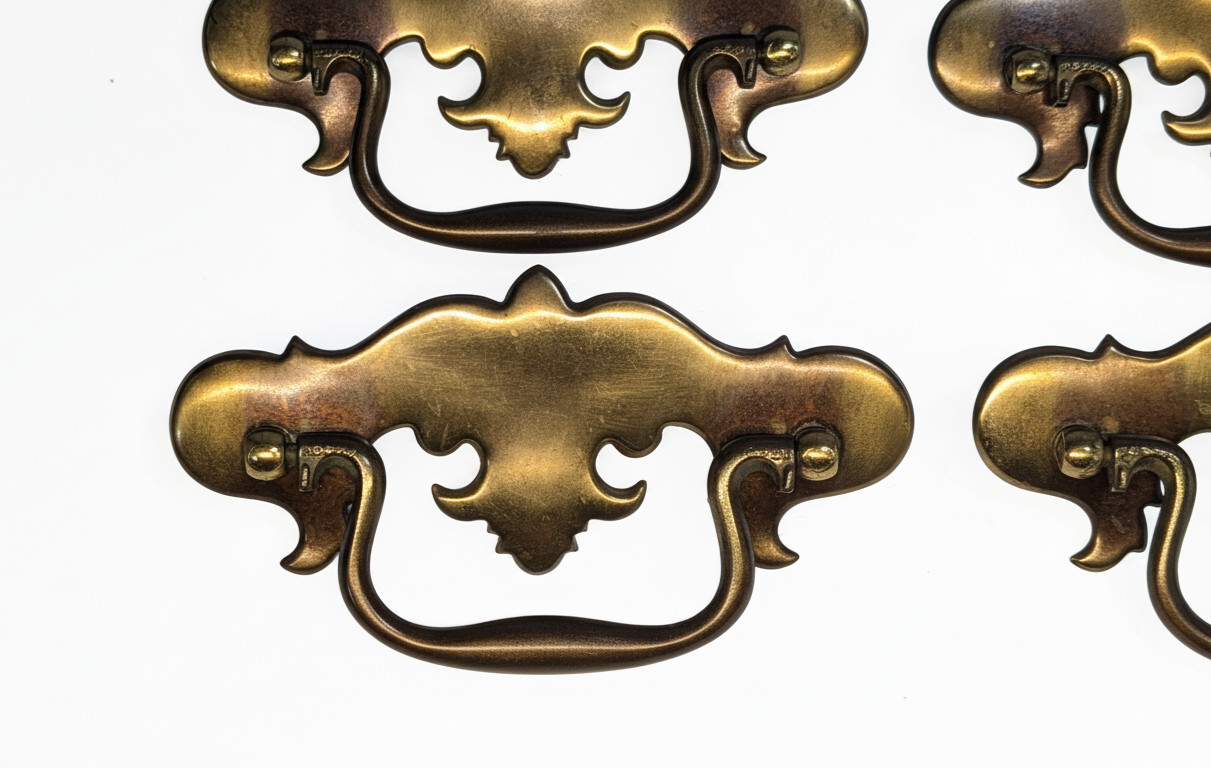 5.75″ KBC Keller Brass Company Drawer Pulls 4695 Chippendale Batwing Queen Ann