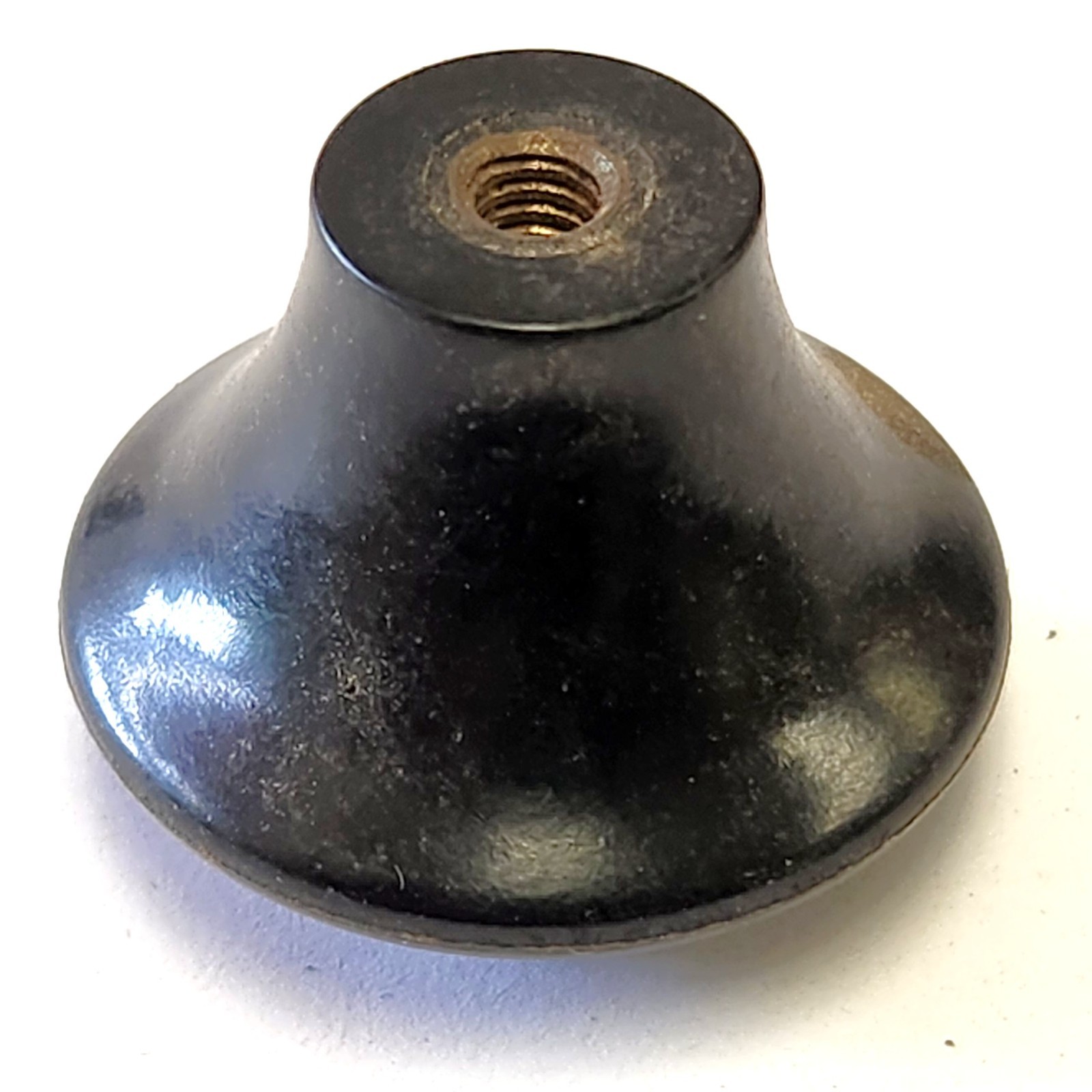 LOT OF ANTIQUE BLACK BAKELITE DRAWER KNOBS – VARIOUS TYPES (40 PC TOTAL)