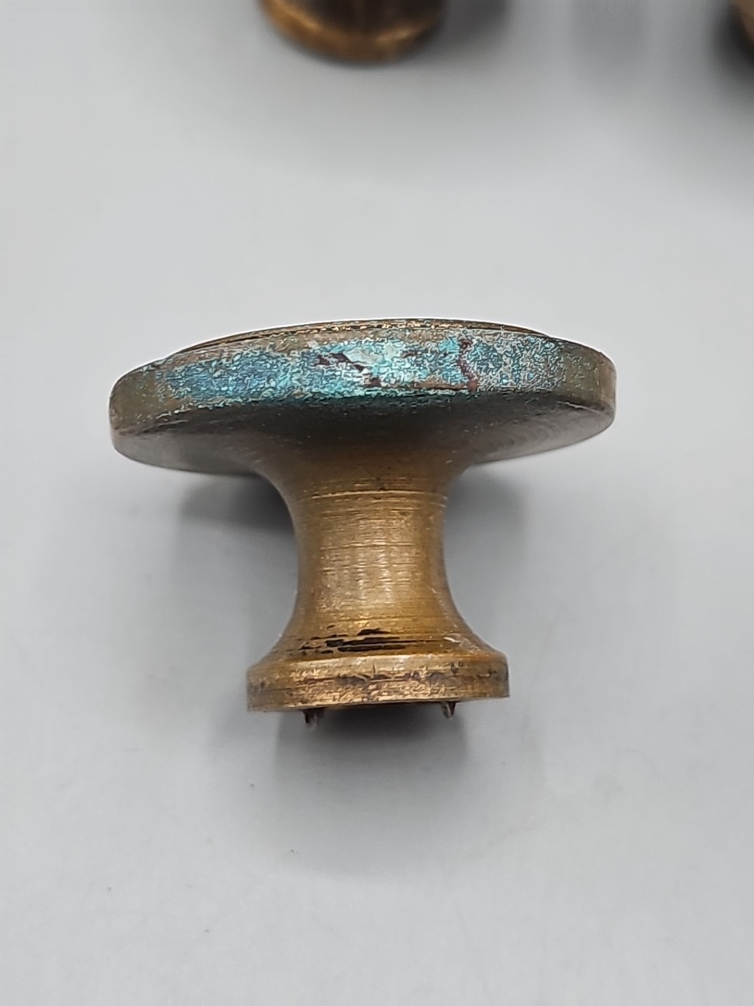 Vintage Art Deco Brass Drawer Pulls – Set of 10