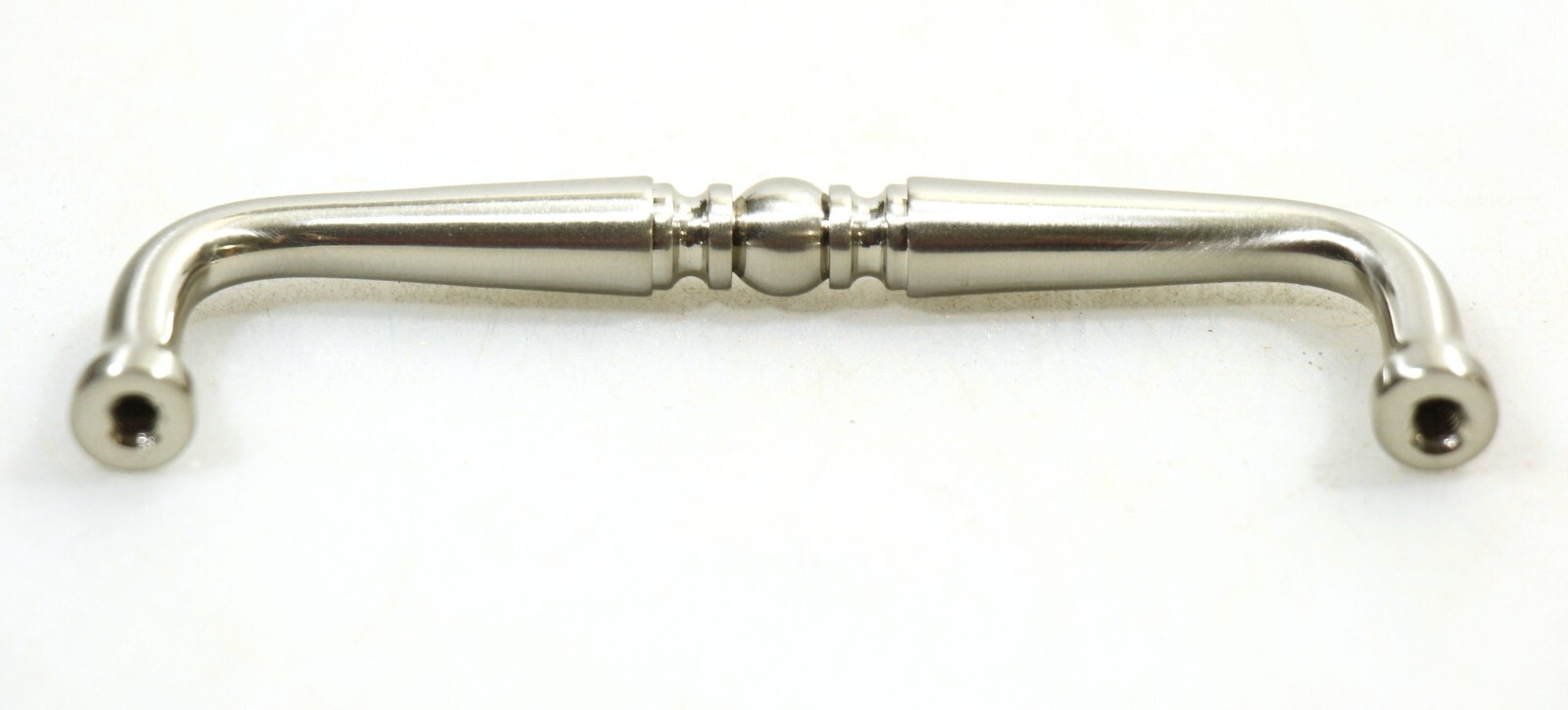 Modern Nickel Over Brass 4.125 in. Bridge Drawer Pull