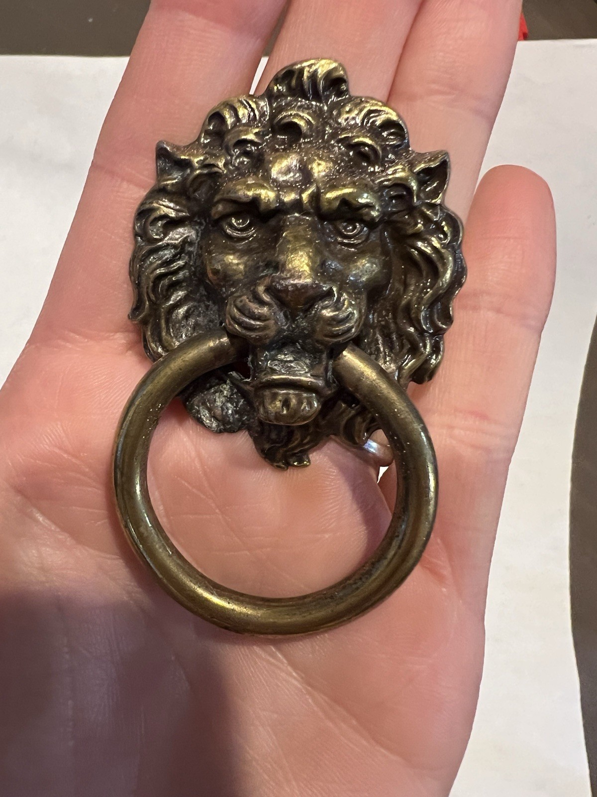 Keeler Brass Co Lion Drawer Pull KBC H377