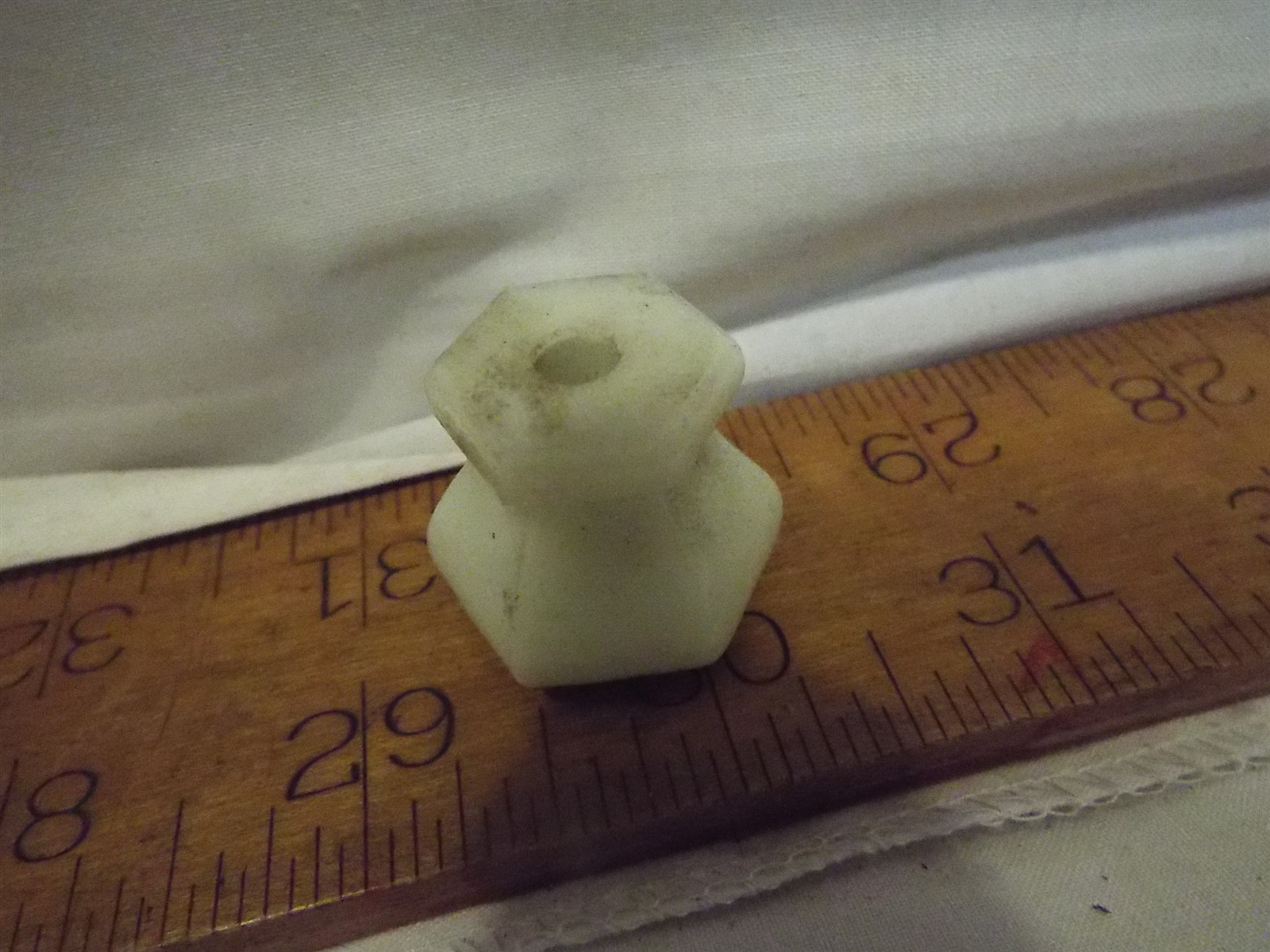 12 Vintage Milk Glass Drawer Knob Pulls Hex Shape Hardware Cabinet Furniture