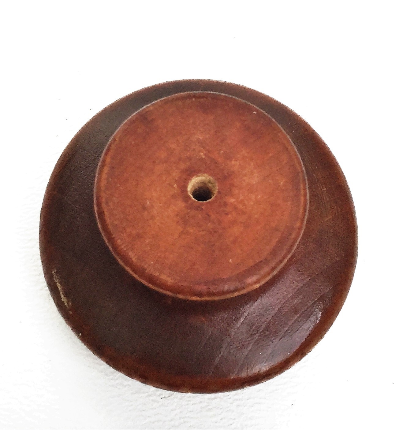RESTORED Mushroom Maple Cabinet Knob Wood Antique Hardware Colonial Drawer Pull