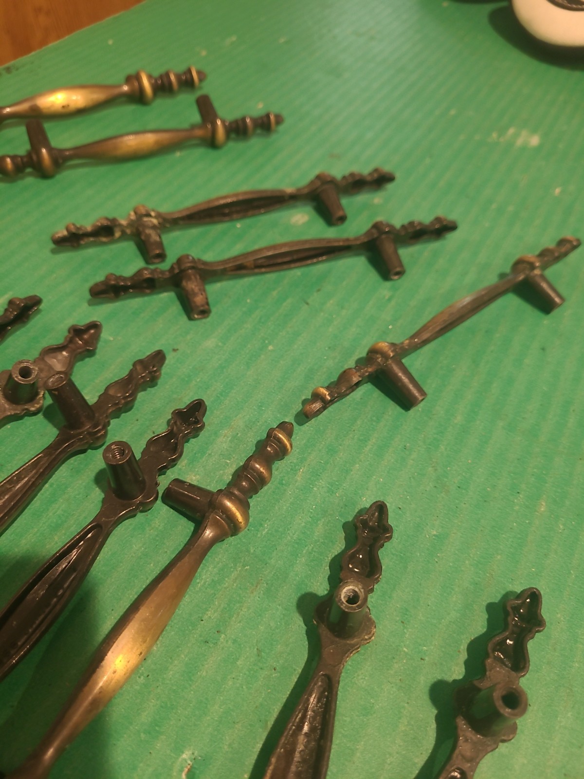 25 Amerock Colonnade 1968 Drawer Pull Handle 150-1 Antique English Brass 3″ COC