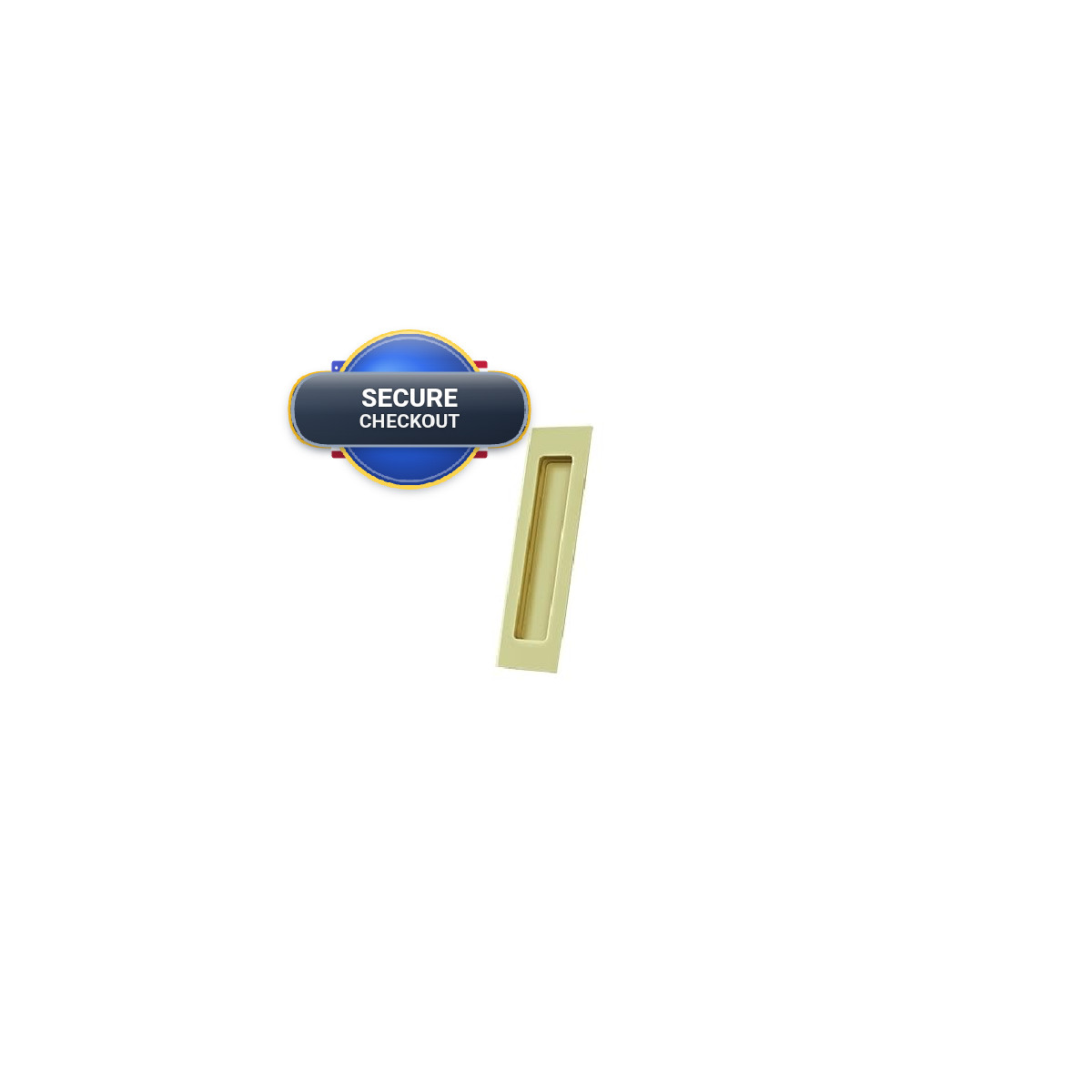 Deltana Fp7178U3 Flush Pull Rectangular Hd 7 X 1-7/8 X 3/8 Solid Brass In