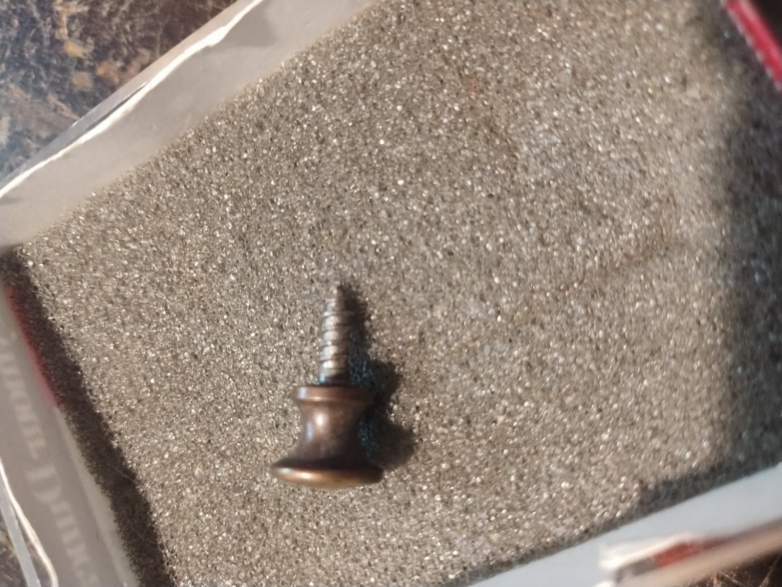 1 Solid Brass Stacking Barrister Bookcase Hoosier 1/2″ Knob Pull