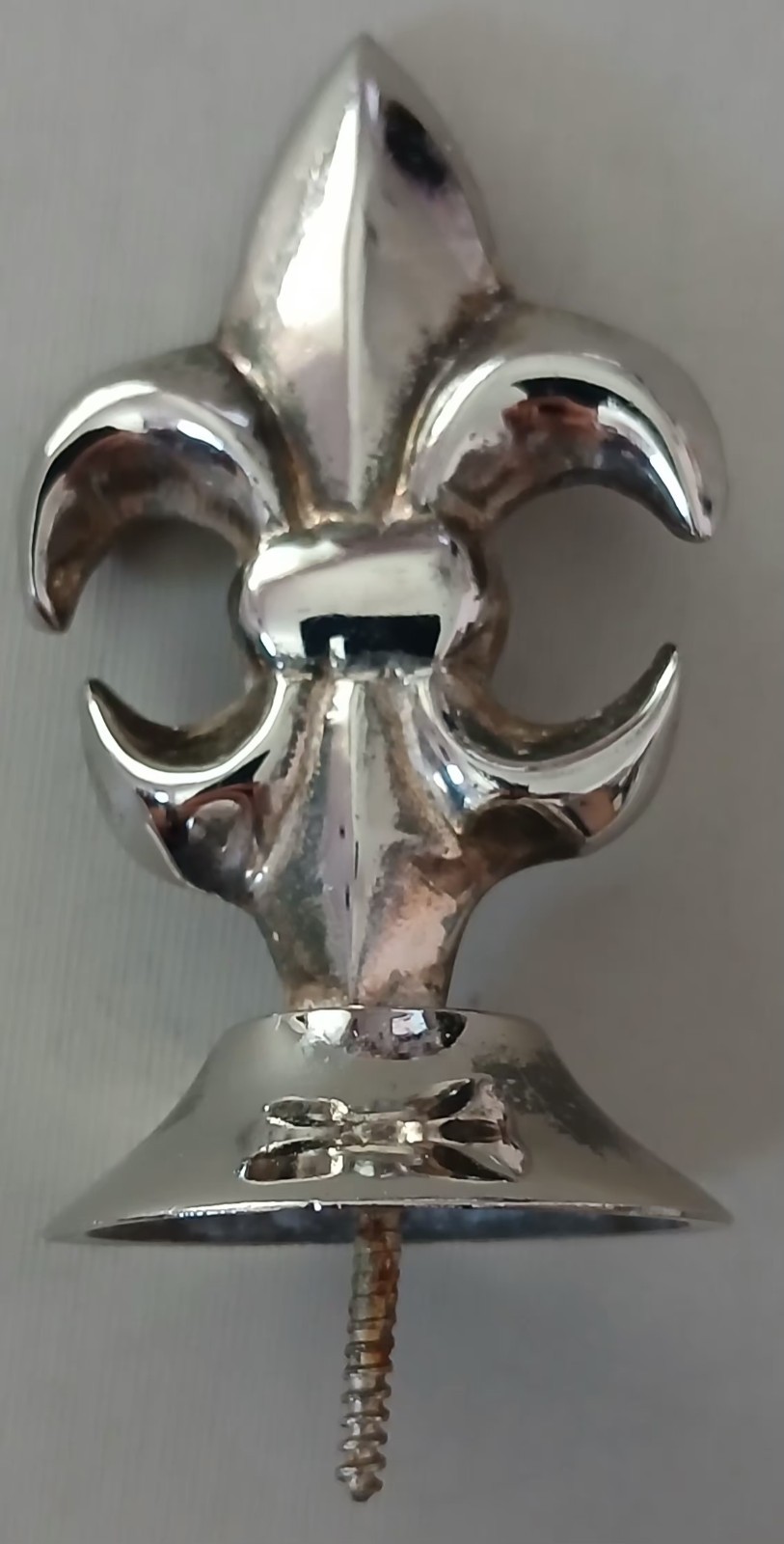 3″x1.5″ Fleur De Lis ~ Drawer Pull ~ Scouts, New Orleans, France, Emblem ~ Screw