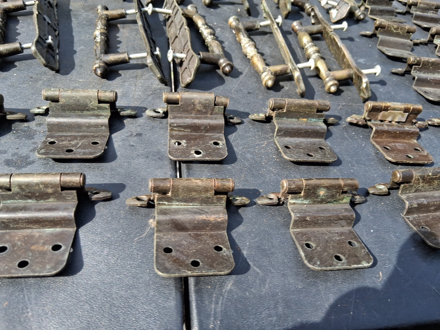 Lot Of Vintage Amerock Drawer Pulls Hinges