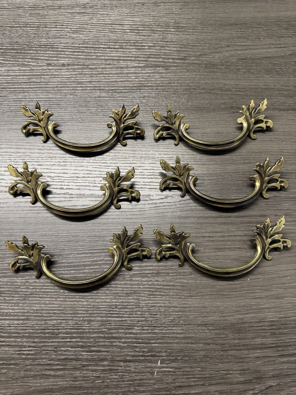 6 KBC Keeler Brass Drawer Pull French Provincial Cabinet 15023 6.5” (38