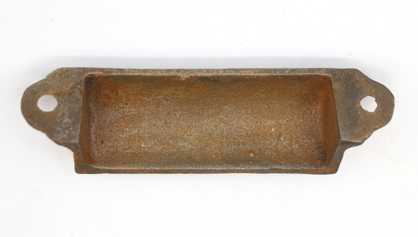 Vintage Classic Bronze Finish Cast Iron Bin Cup Drawer Pull