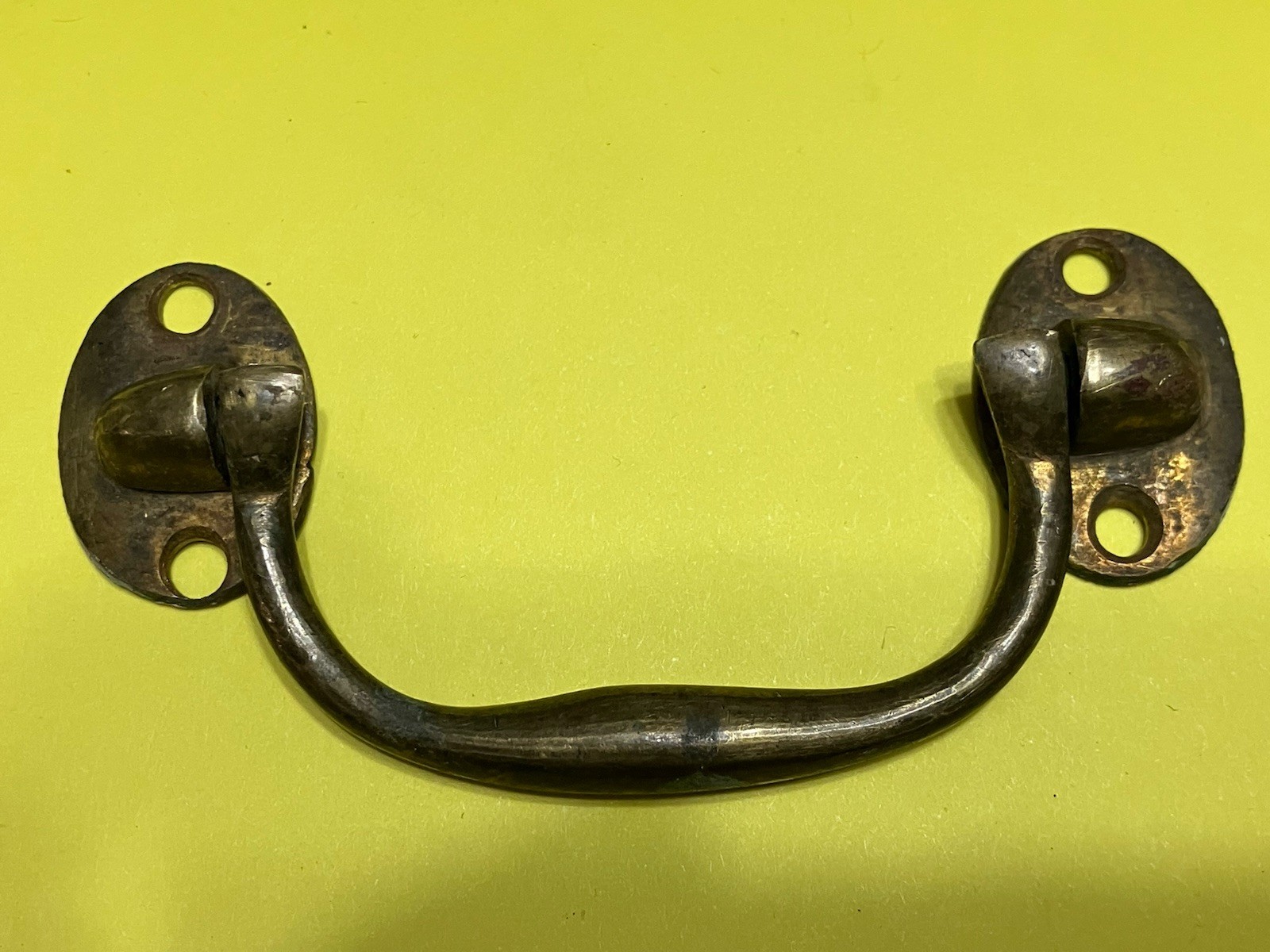 Antique Bronze 18th Century Campaign Georgian Chest Handle ORIGINAL PER HANDLE