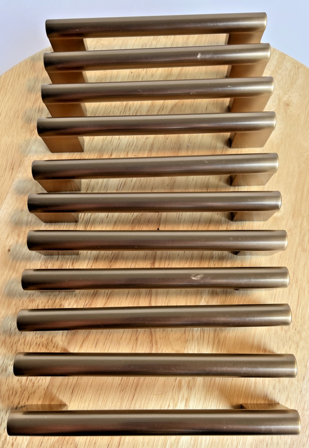 Amerock Cabinet Drawer Handles 11pc Set Lot Solid Brass 36913 Kitchen Bathroom