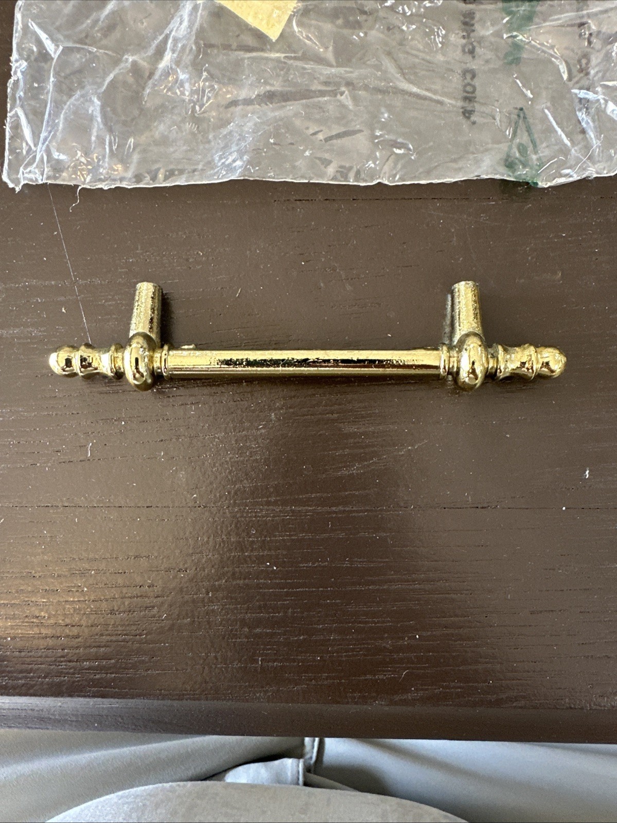 Vintage JayBee (JB) Brass Plated Drawer Pull Handle