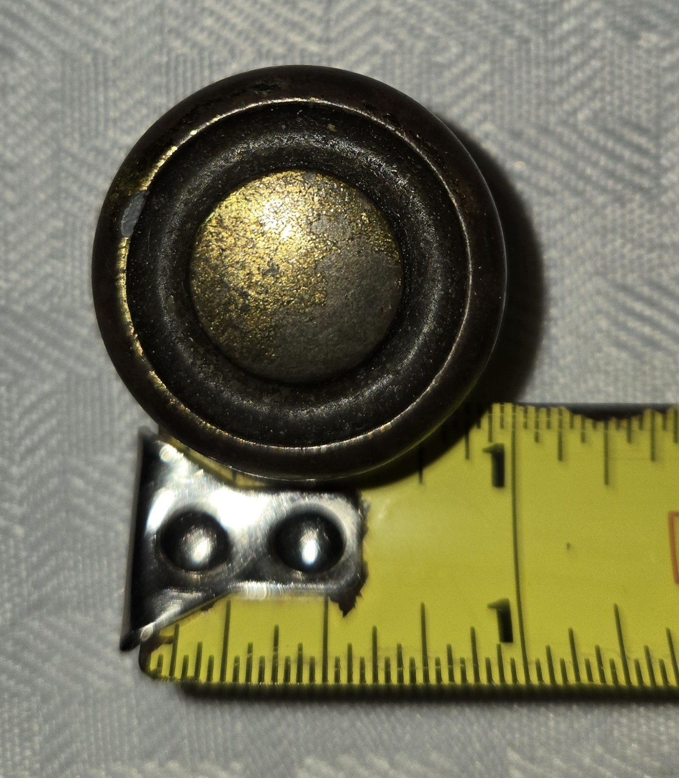 Vintage Brass Flower Knob Hardware Mid Century French Provincial Drawer Pull