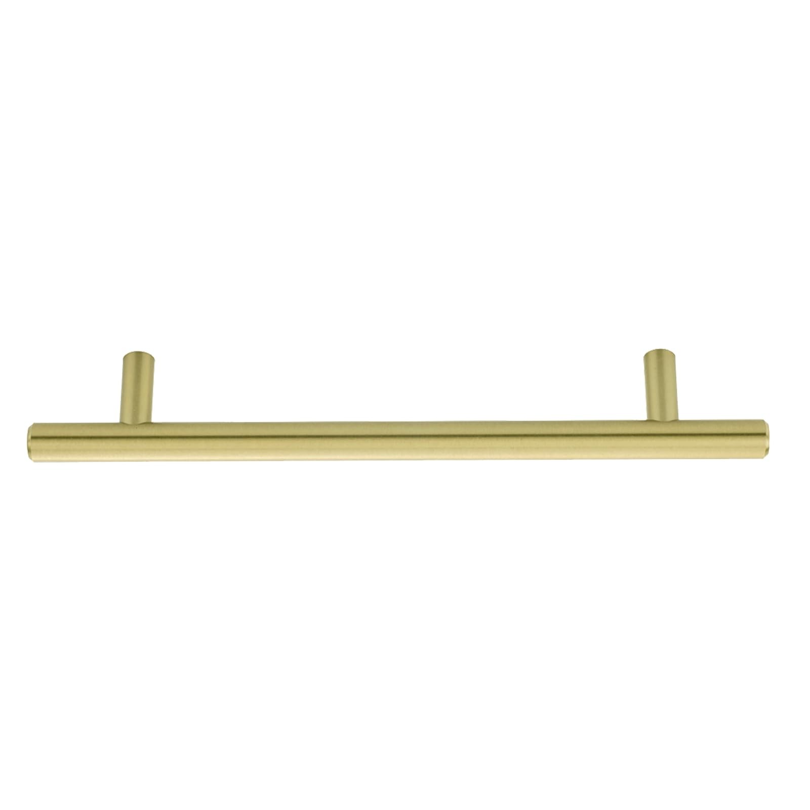 Retailer Basics Euro Bar Cabinet Handle 1/2-Inch Diameter 7.38-Inch Length 5-Inc