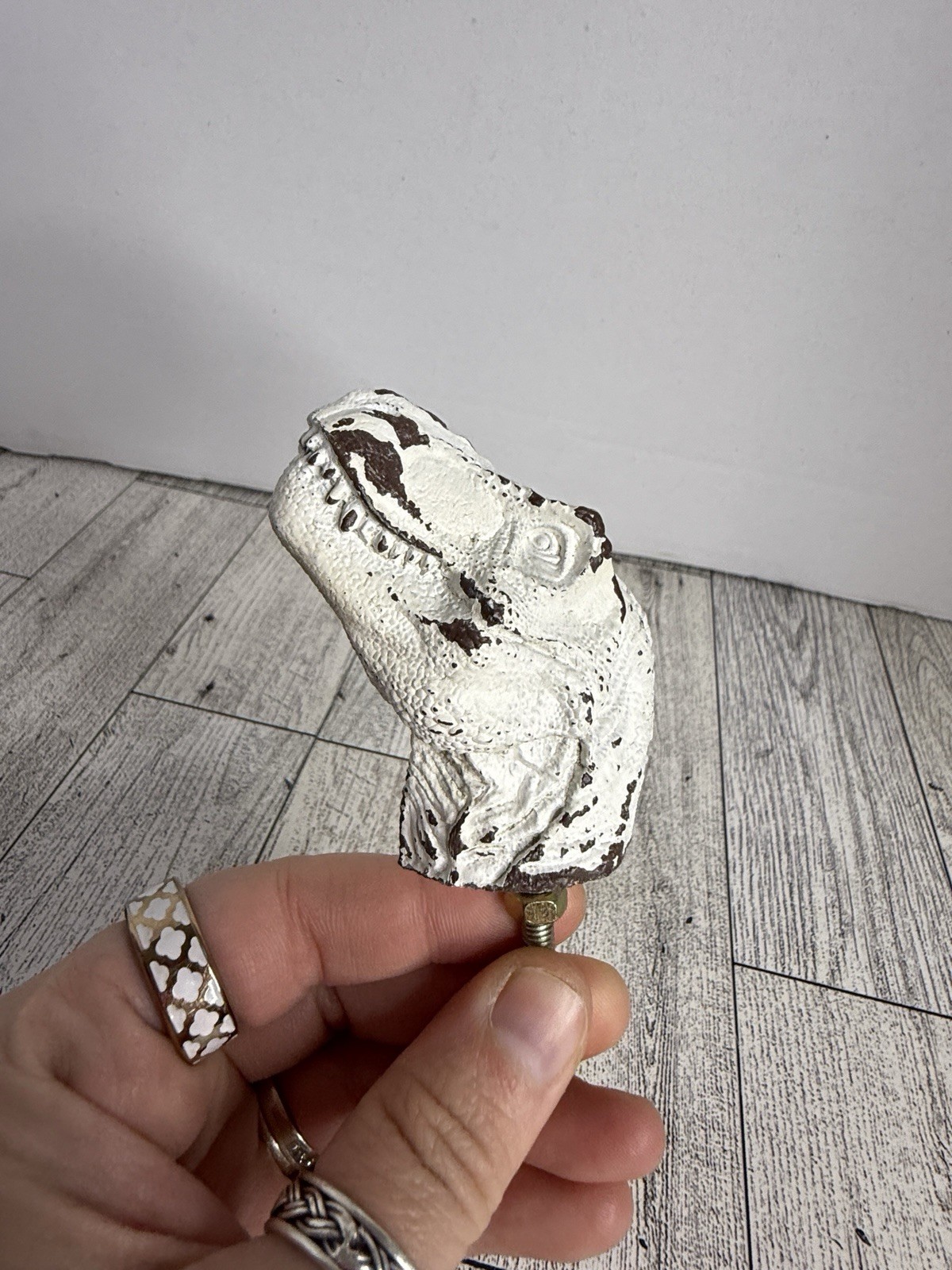 Rustic Drawer Pulls Handles Dinosaur T-Rex Cabinets Door 2″ Tall Knobs