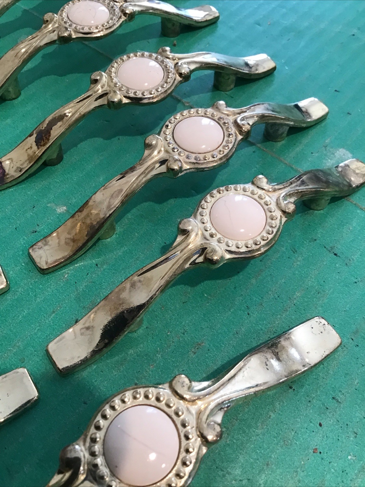 13 vintage Amerock 1978 861 Shabby drawer cabinet Handles Pulls Pull distressed