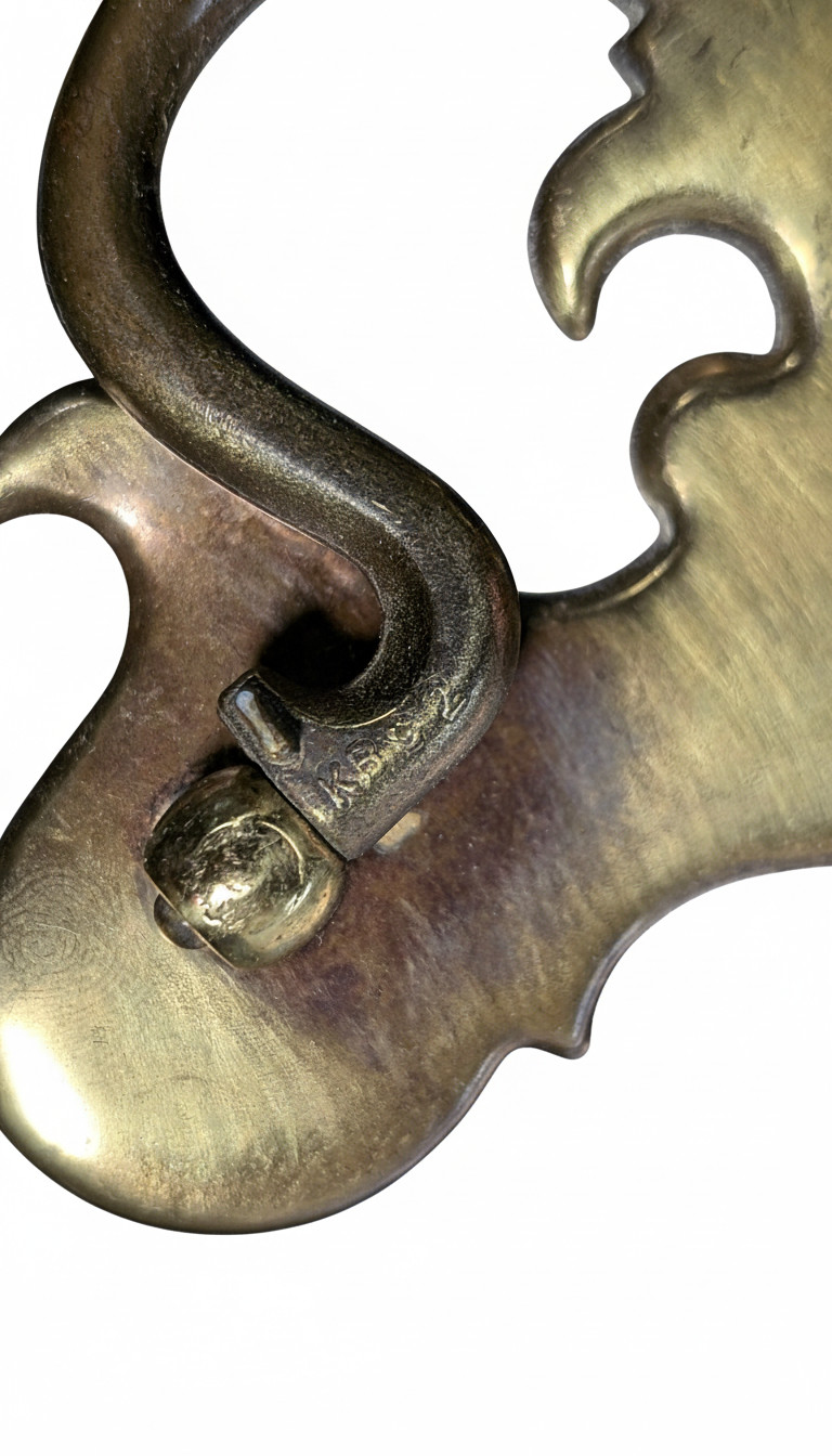 5.75″ KBC Keller Brass Company Drawer Pulls 4695 Chippendale Batwing Queen Ann