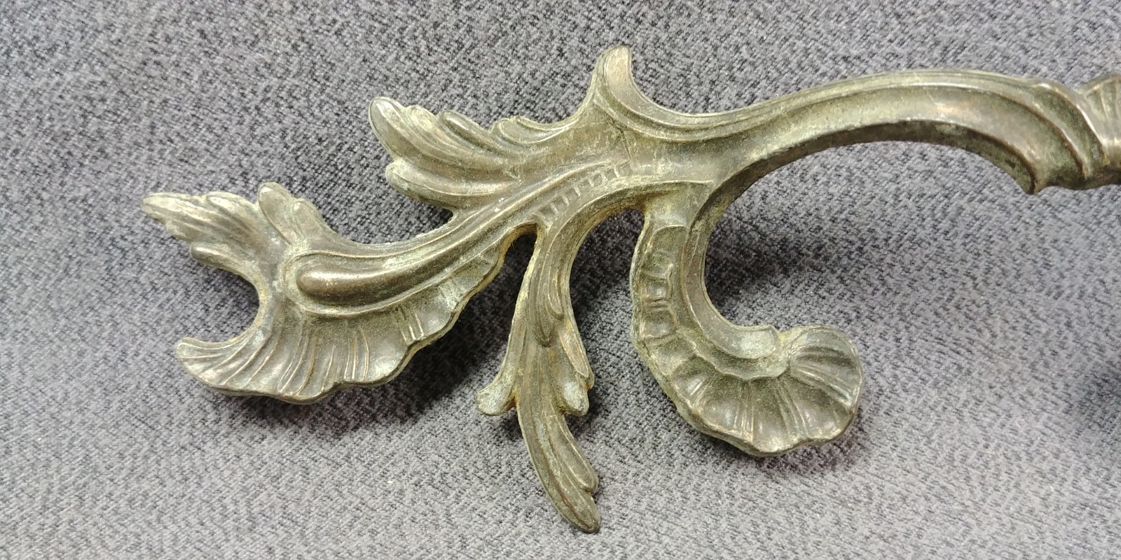 3 Match Set Cast French Provincial Handle Drawer Pull Hardware Vintage Lot 8″