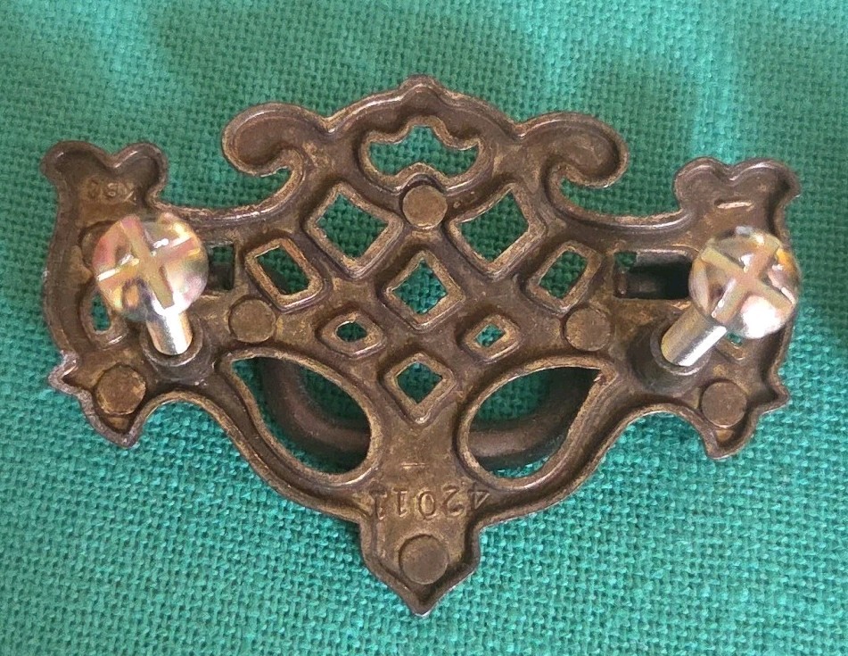 Keeler Brass Co. KBC Drawer Handles Pulls Chippendale Batwing Lot of 2 SEE