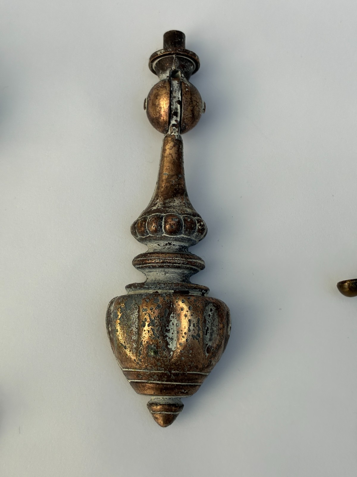 Lot Brass & Metal Pulls Cabinet Handle Mixed Material Distressed Vintage Salvage