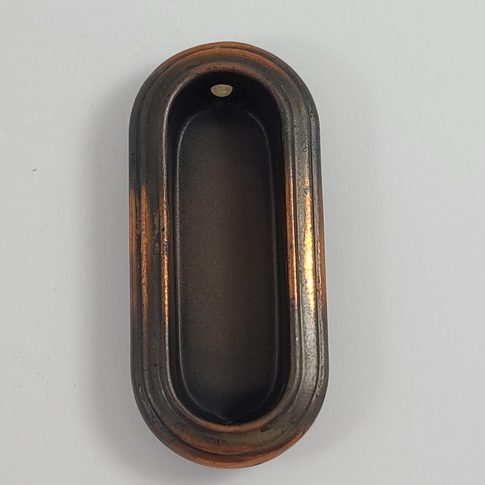 Vintage 1960s Amerock Recessed Drawer Pull Pair Finger Pull 1586