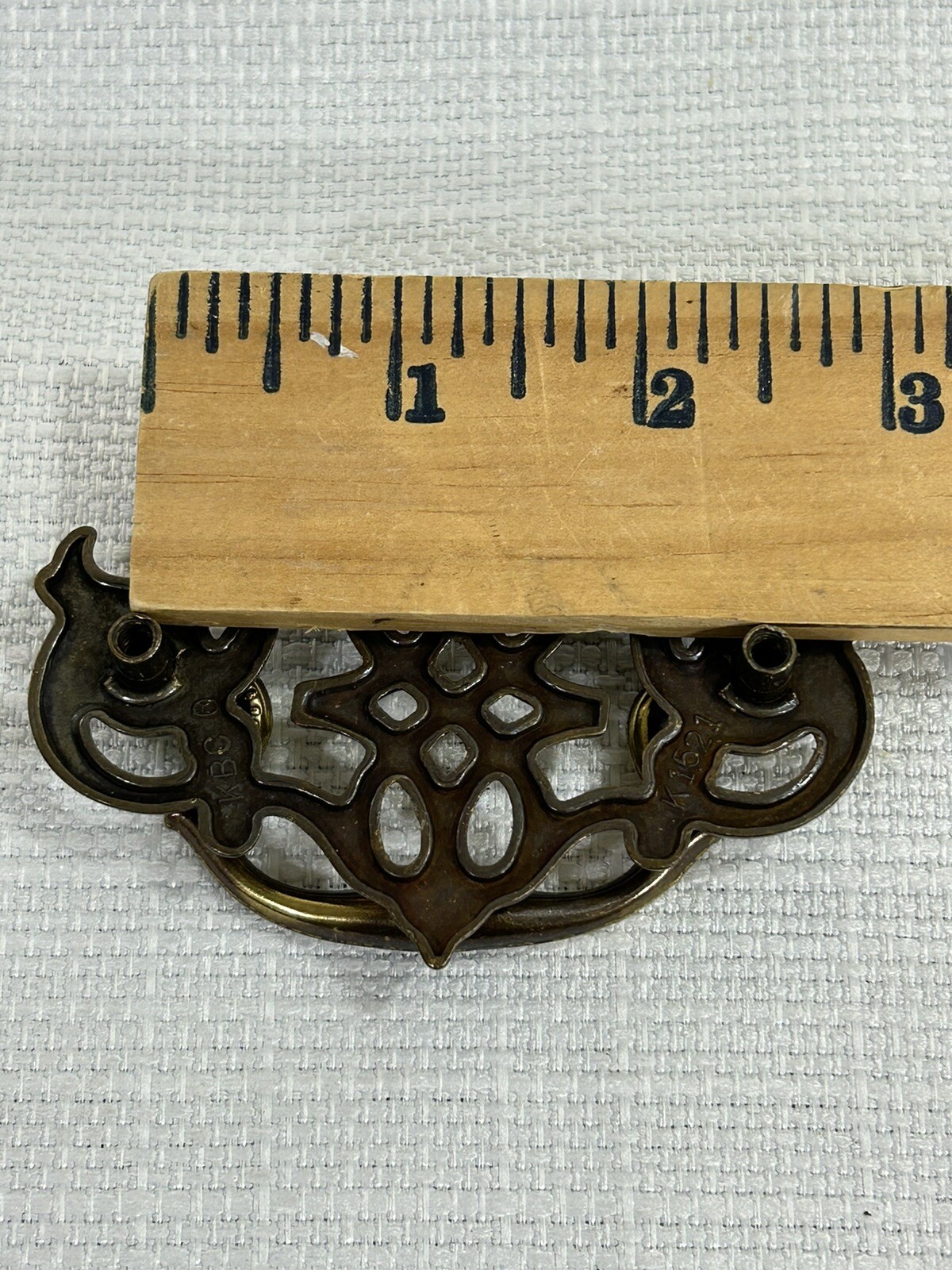 Vintage KBC Keeler Brass Batwing Chippendale Drawer Handles Pulls 2 1/2″