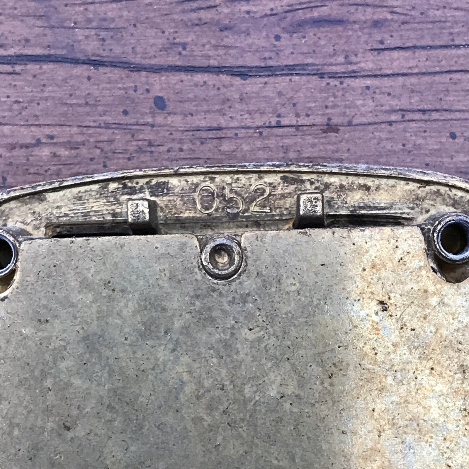 Drexel Oxford Square Drawer Pull Brass Bail Vintage Handle For Campaign Dresser