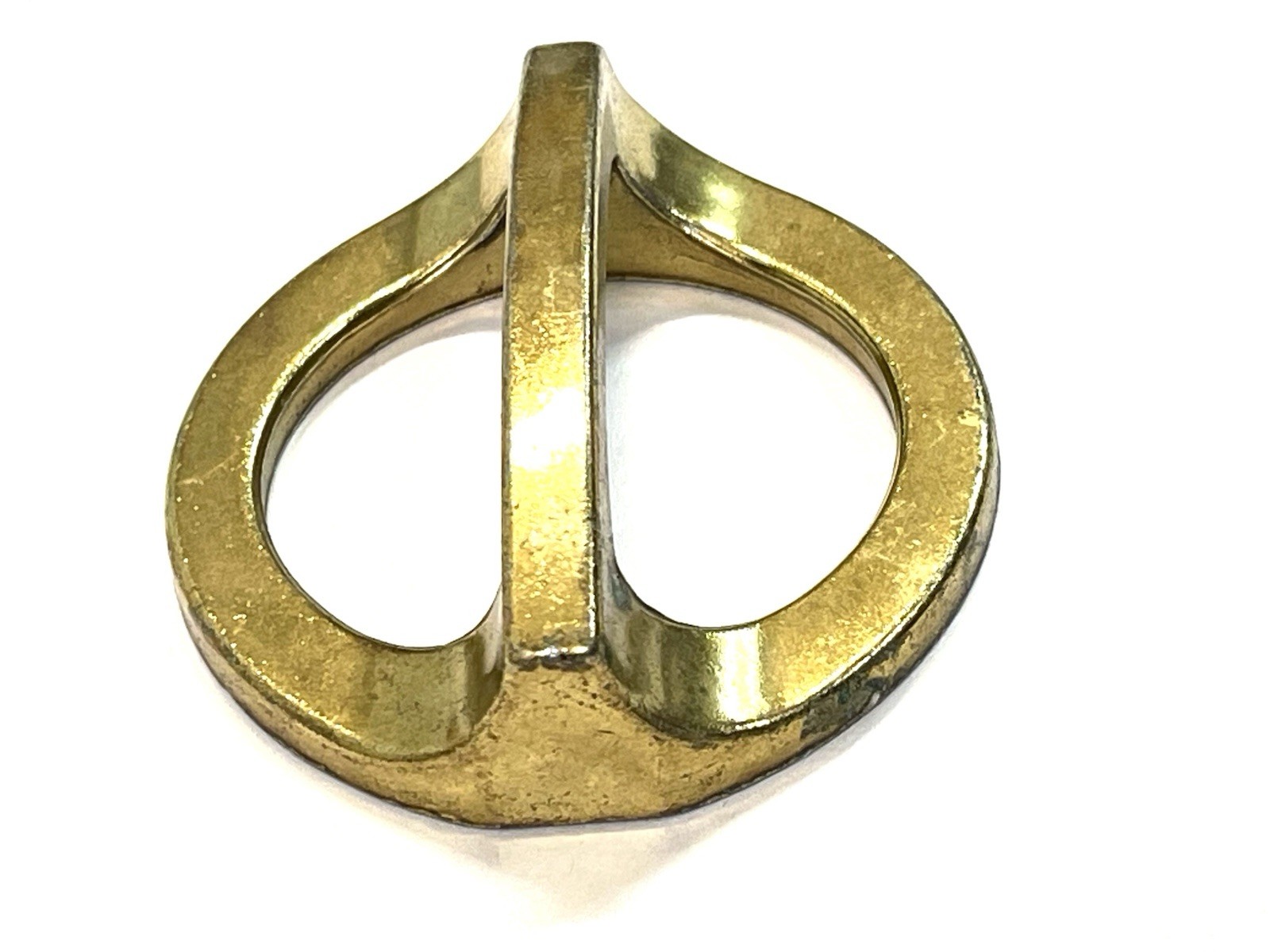 KBC Keeler Brass Co Vintage Drawer Pull Fixed Handle MCM 2.5″ OCB