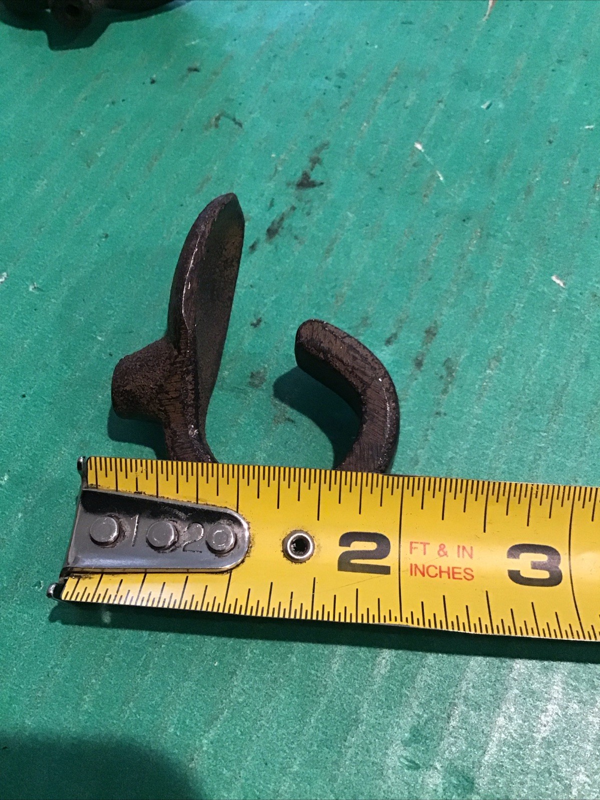 Lot of 5 Vintage Cast Iron Kitchen Fork Spoon Drawer Door Pulls Heavy Unique