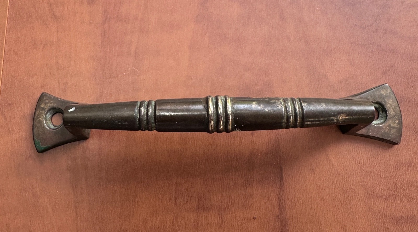 Large Antique Vintage Solid Brass Chest Trunk Desk Cabinet Handle Drawer Pull