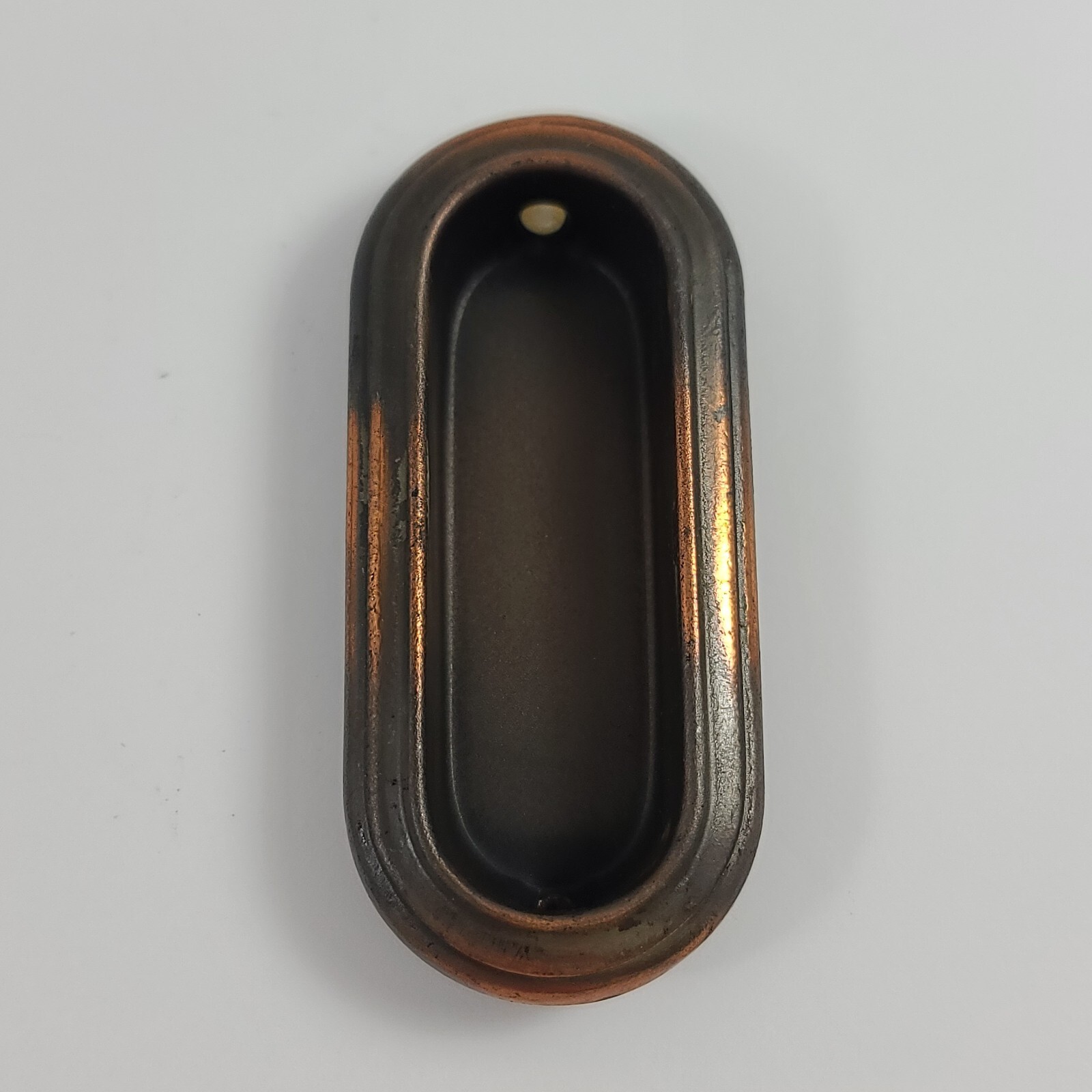 Vintage 1960s Amerock Recessed Drawer Pull Pair Finger Pull 1586