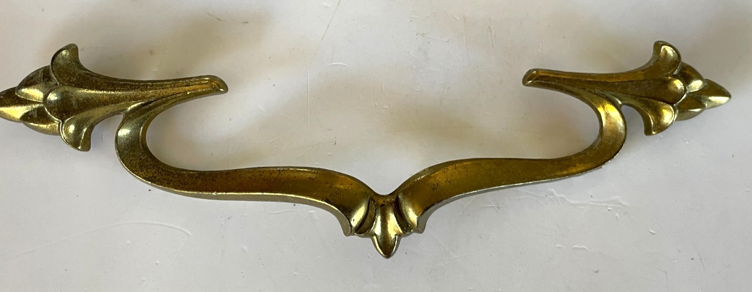 7 Keeler Brass KBC Drawer Cabinet Door Pull Handles 7″ Inch With Screws Vintage