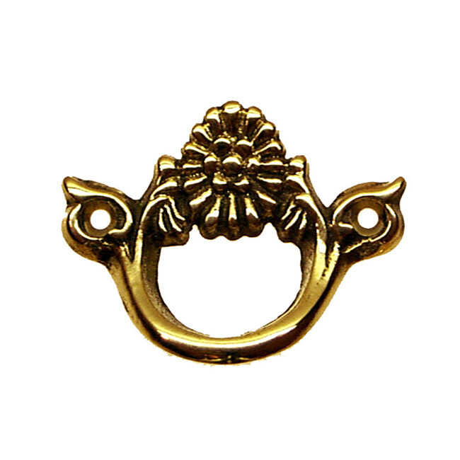 Finger Pull for Desk Drawer – Cast Brass Victorian Style