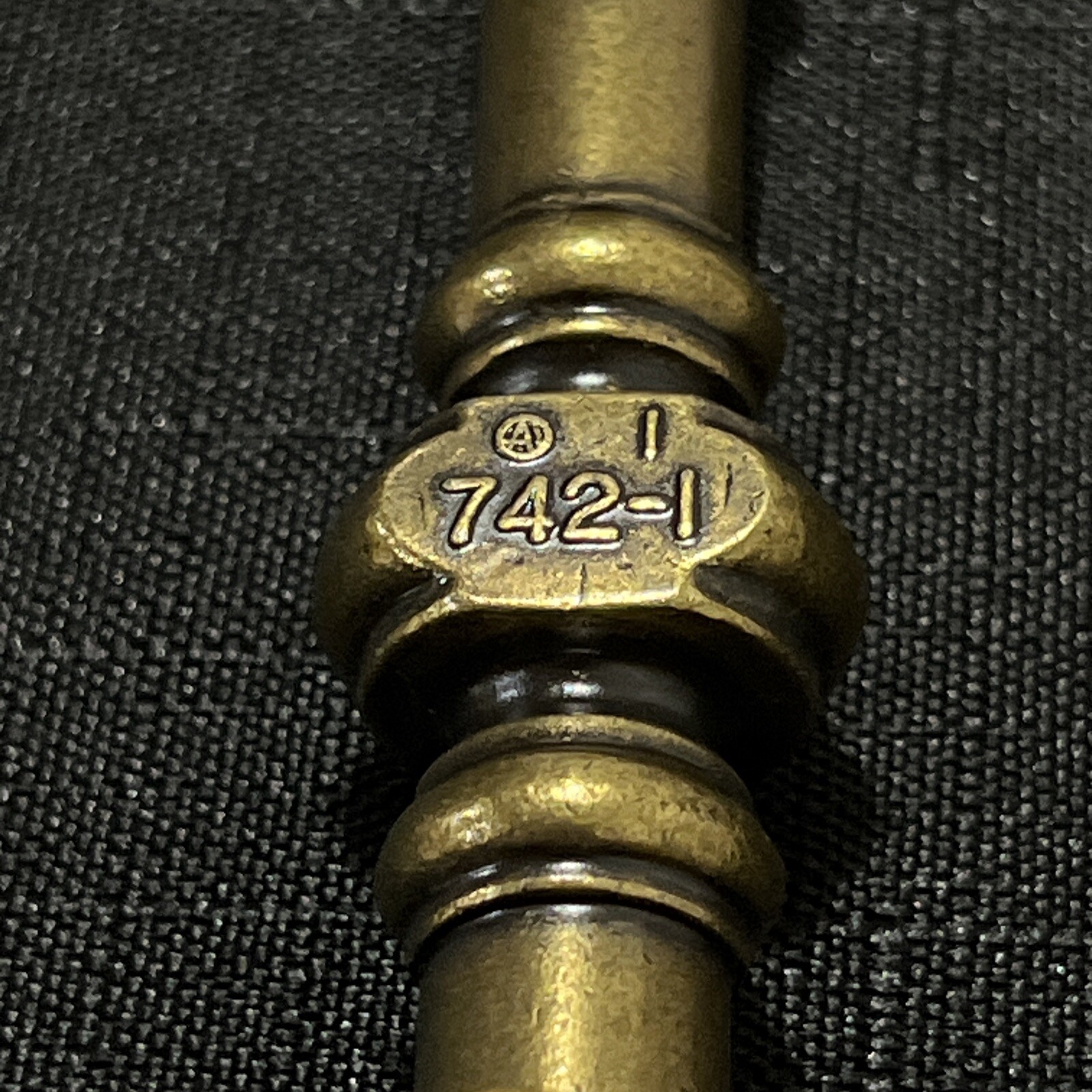 NEW Amerock Vintage Cabinet Handle Drawer Pull Burnished Brass /Zinc 5 1/8 742-1