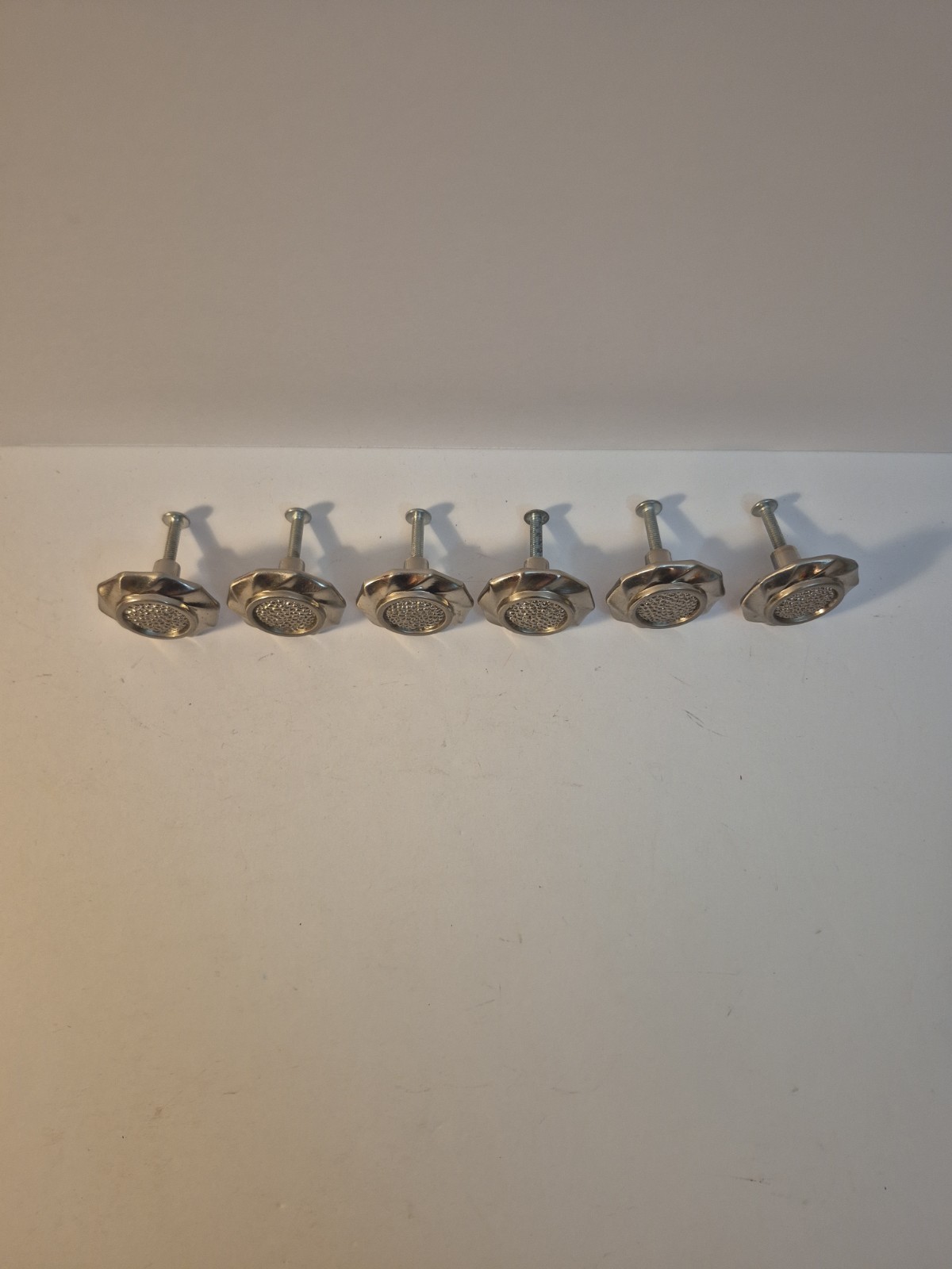 Vintage Flower Pull Knob ~ Old Furniture Hardware- Set Of 6